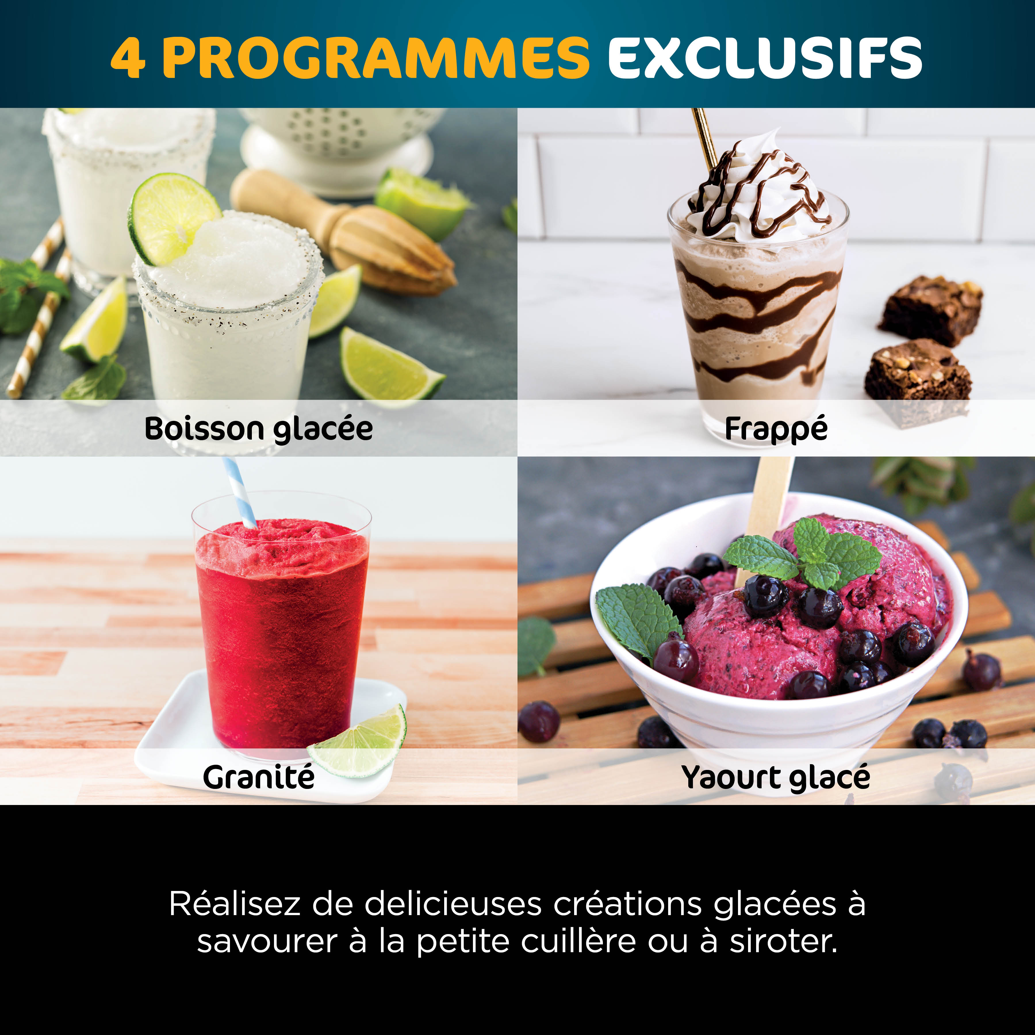 Voir la diapositive 7 : NINJA Machine à glace NC501EU - Argent