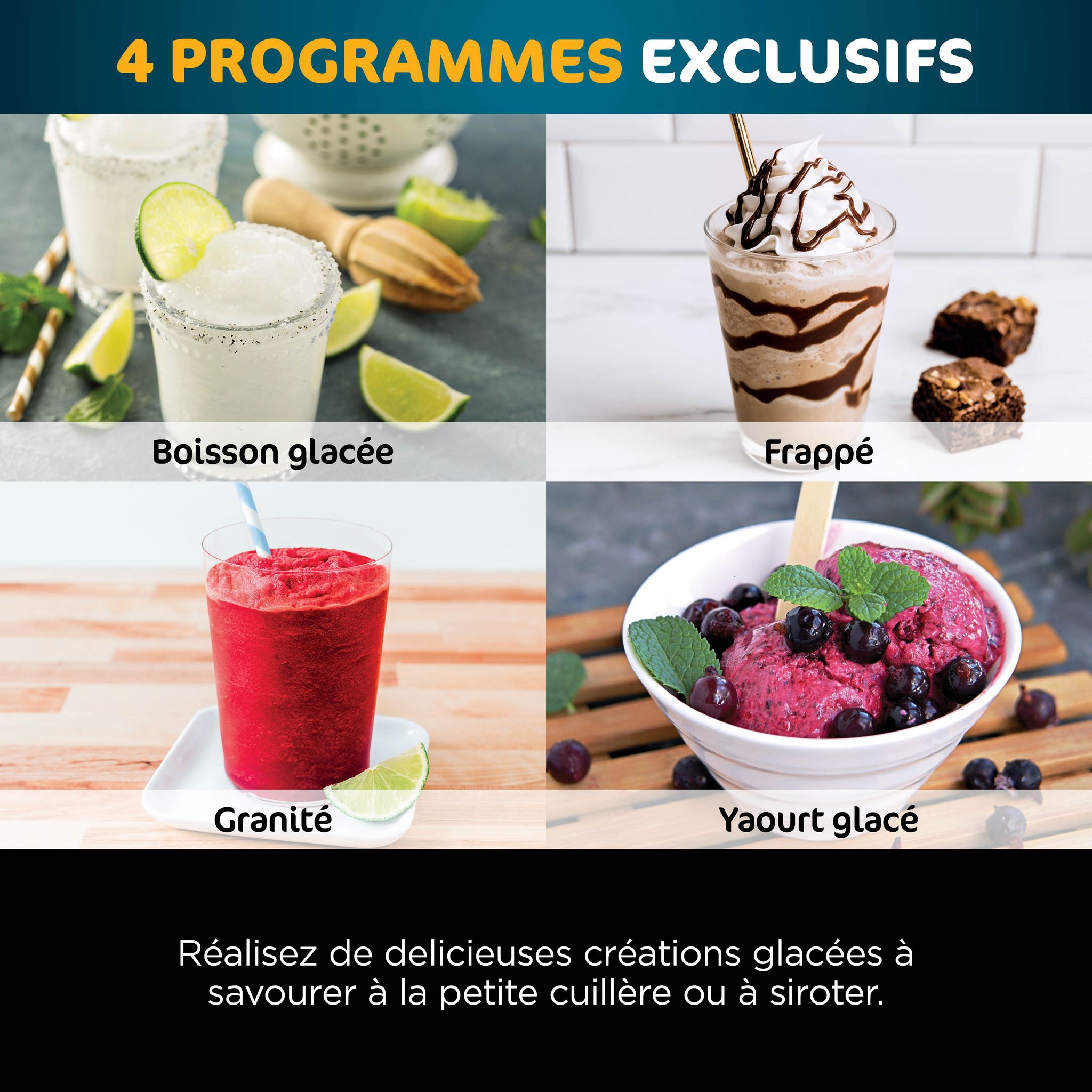 Voir la diapositive 7 : NINJA Machine à glace NC501EU - Argent