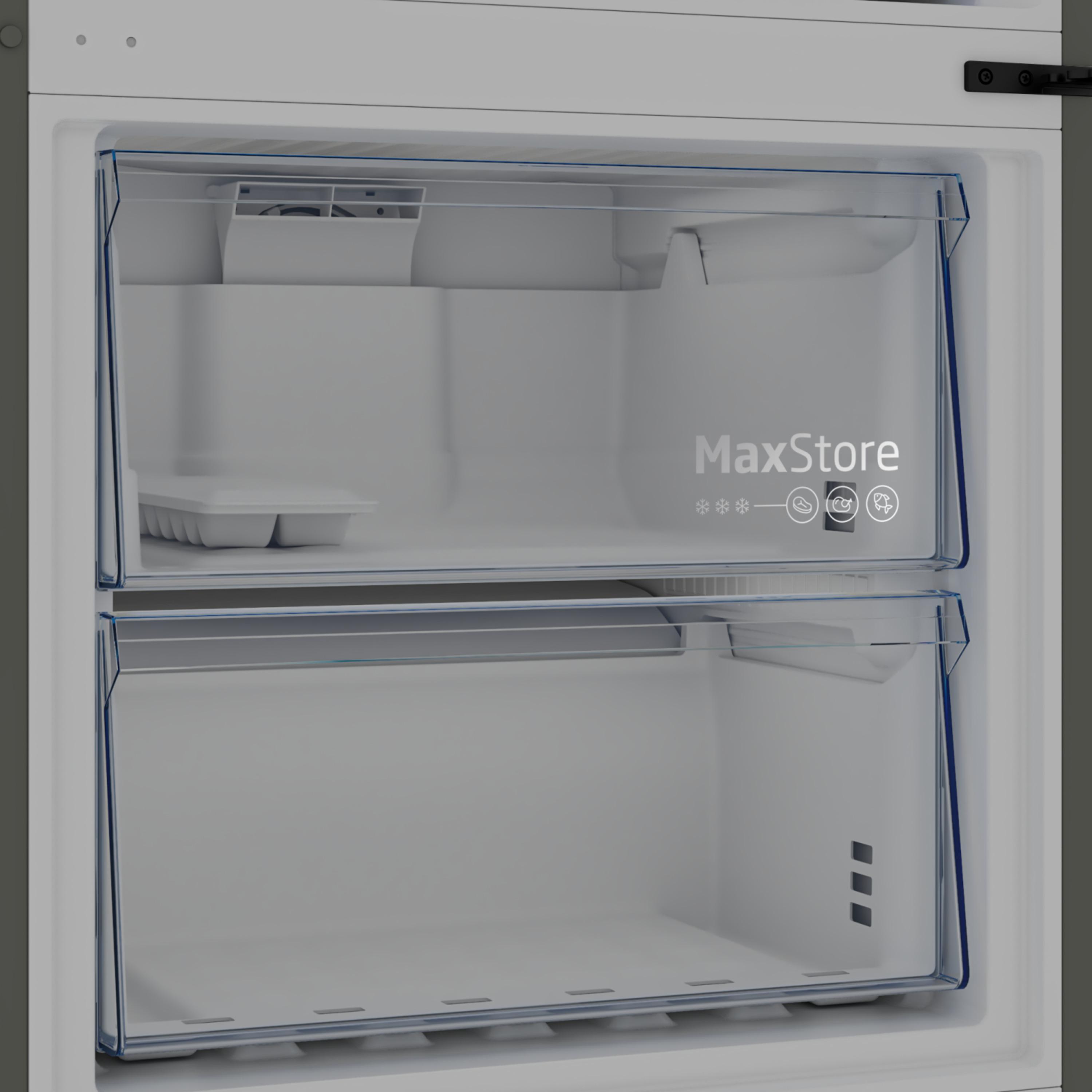 Voir la diapositive 4 : BEKO Réfrigérateur combiné B1RCNE534G, 475 L, Froid ventilé No Frost, E