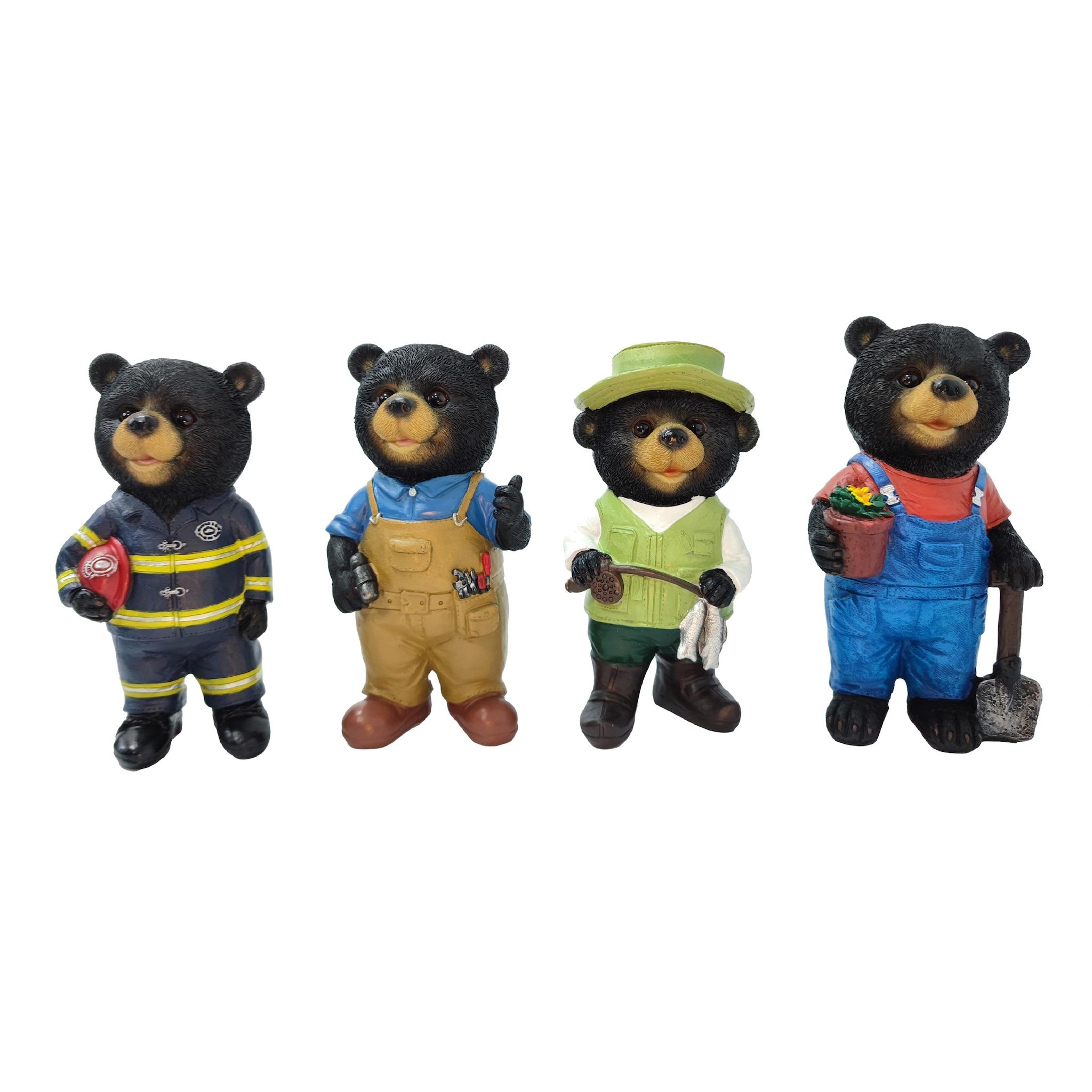 GARDENSTAR Ours fantaisie resin h23 cm