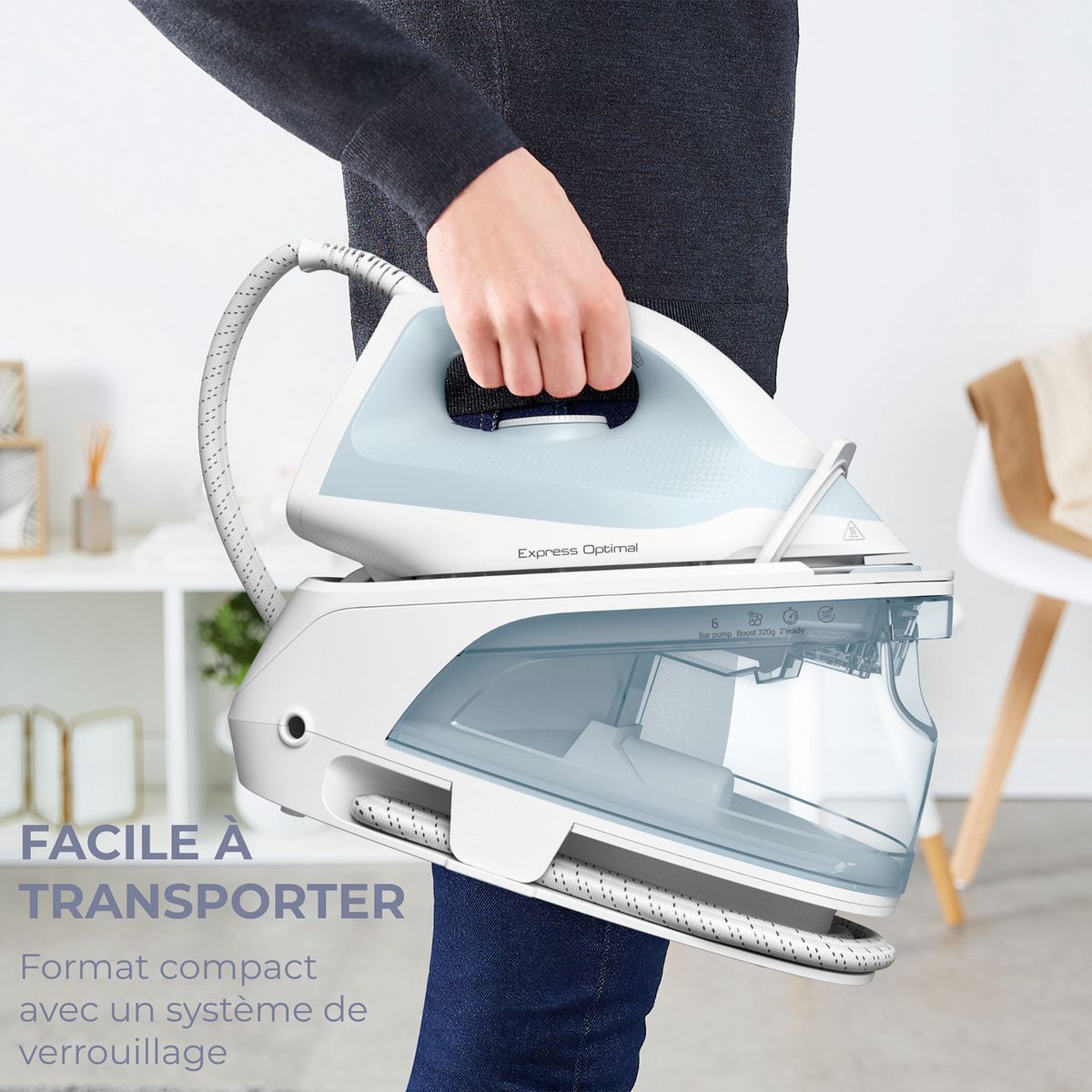 CALOR Centrale vapeur SV4210C0 - Bleu