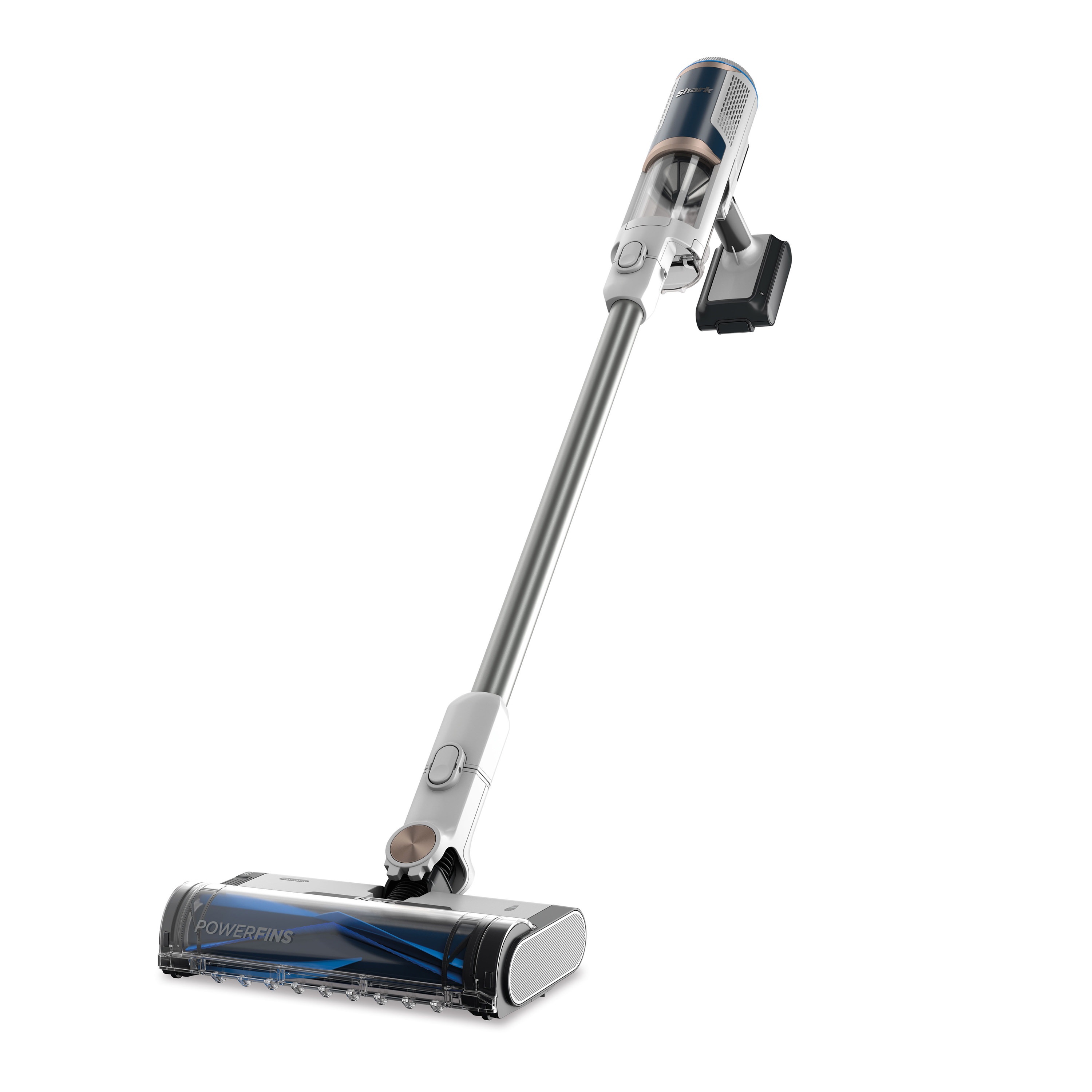 Voir la diapositive 2 : SHARK Aspirateur balai BU3521EU - Blanc