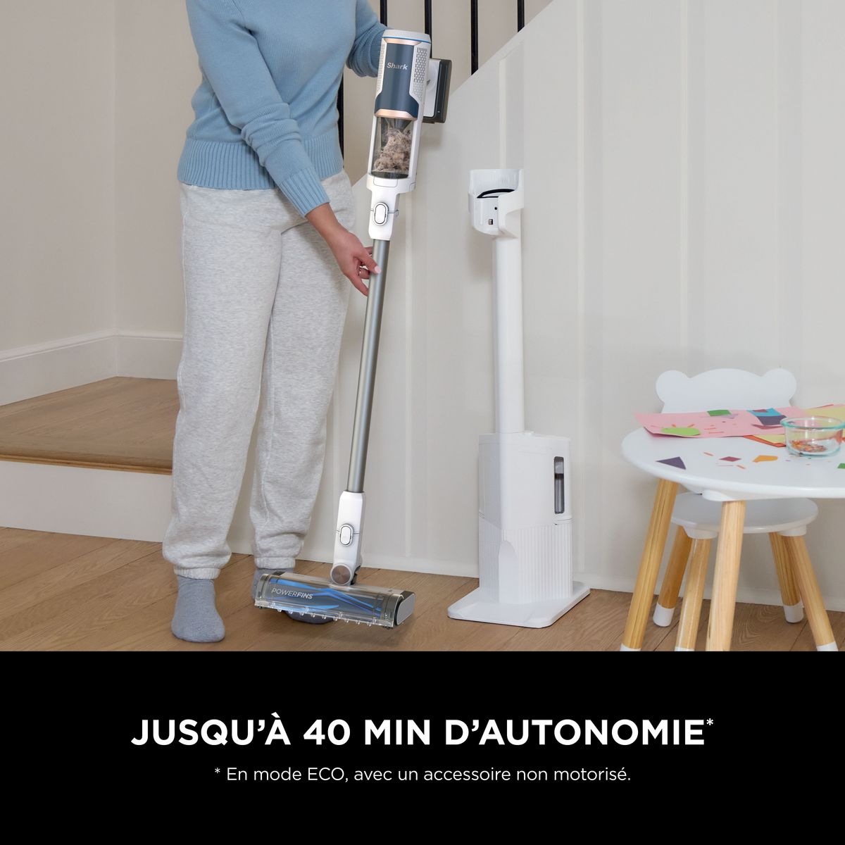 SHARK Aspirateur balai BU3521EU - Blanc