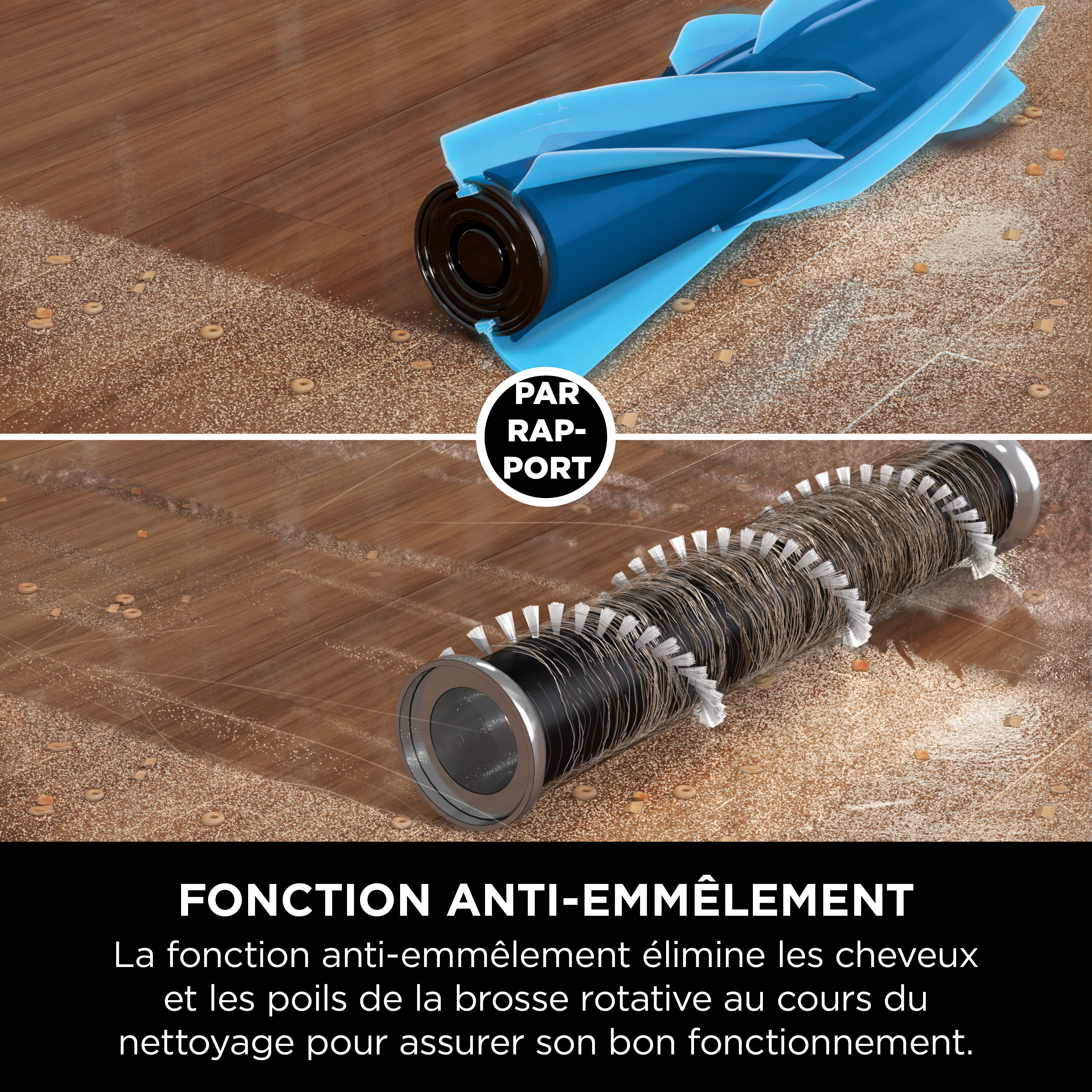 Voir la diapositive 10 : SHARK Aspirateur balai BU3521EU - Blanc