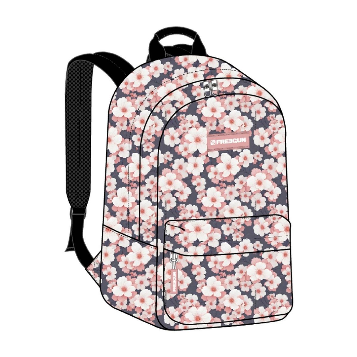 Sac à Dos Freegun 1 compartiment - Flower Clair