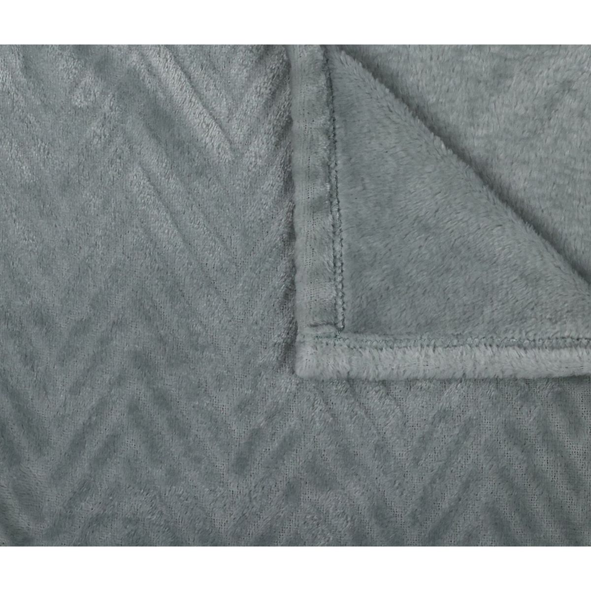 Plaid chevron en polyester