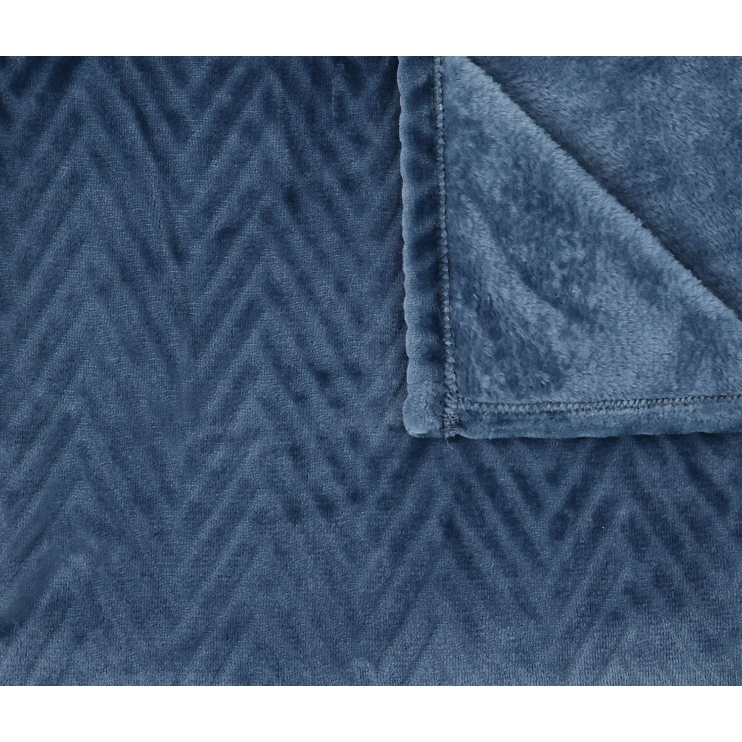 Voir la diapositive 2 : Plaid chevron en polyester