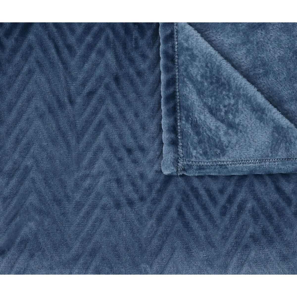 Plaid chevron en polyester