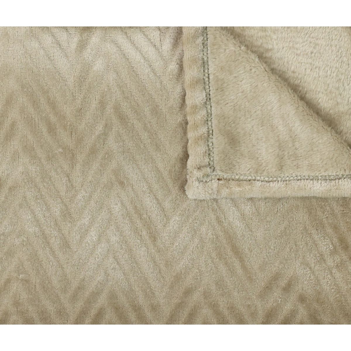 Plaid chevron en polyester