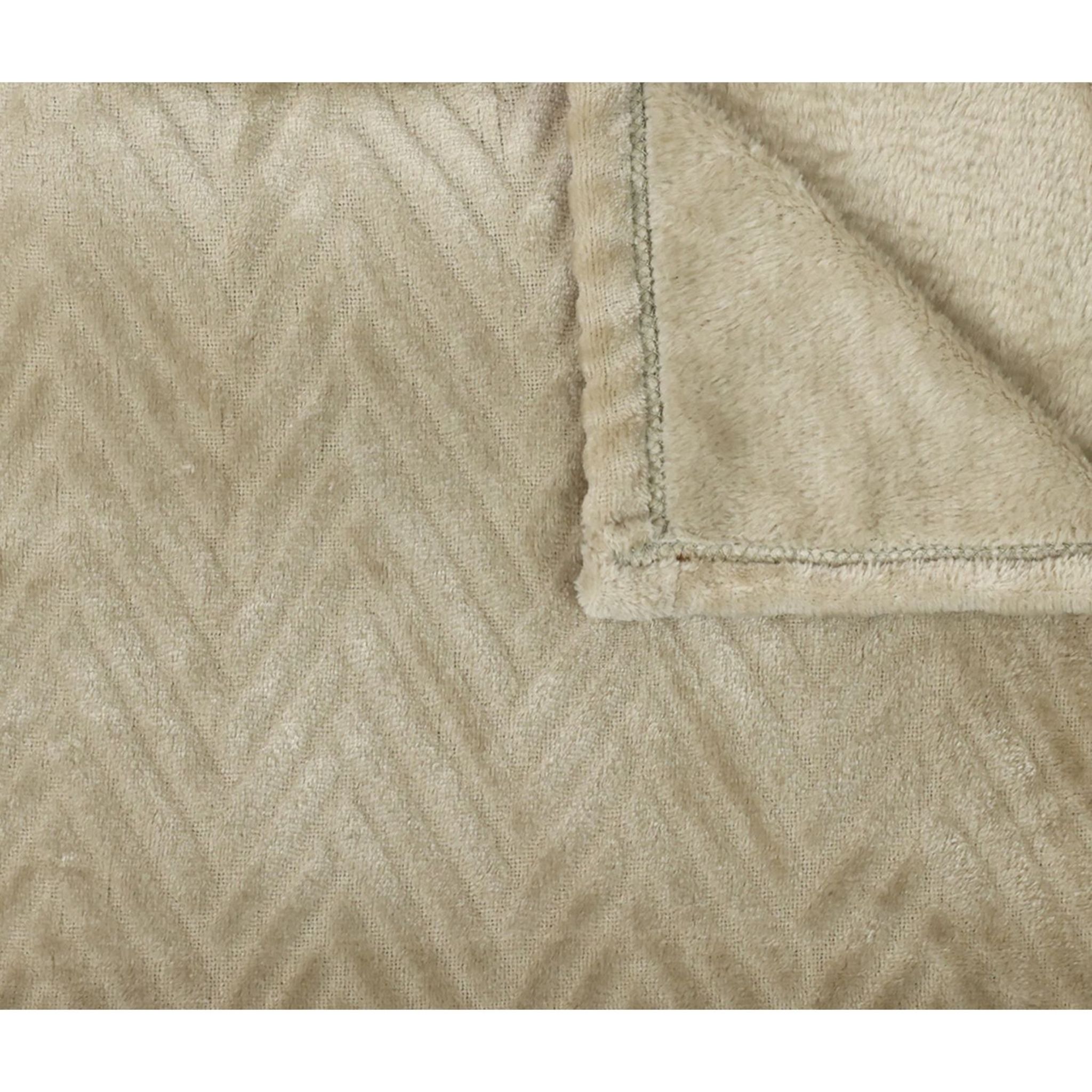 Voir la diapositive 2 : Plaid chevron en polyester