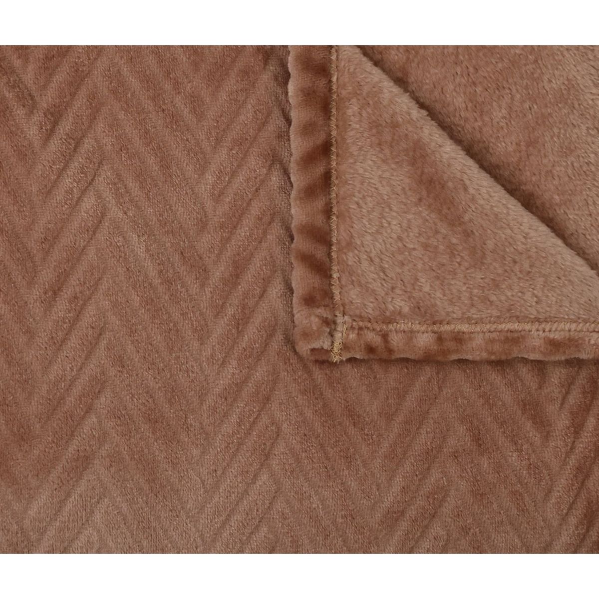 Plaid chevron en polyester