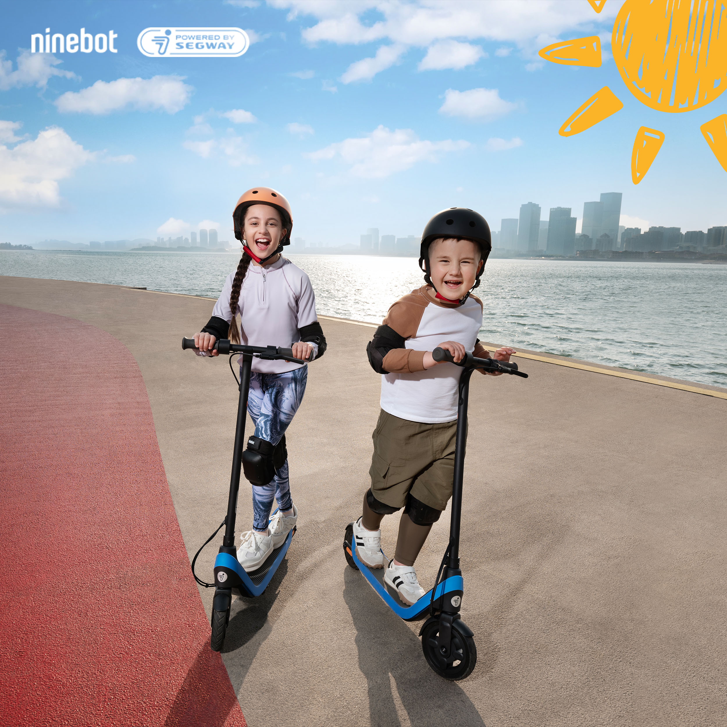 Voir la diapositive 9 : NINEBOT Trottinette électrique Segway C2 Lite - Bleu