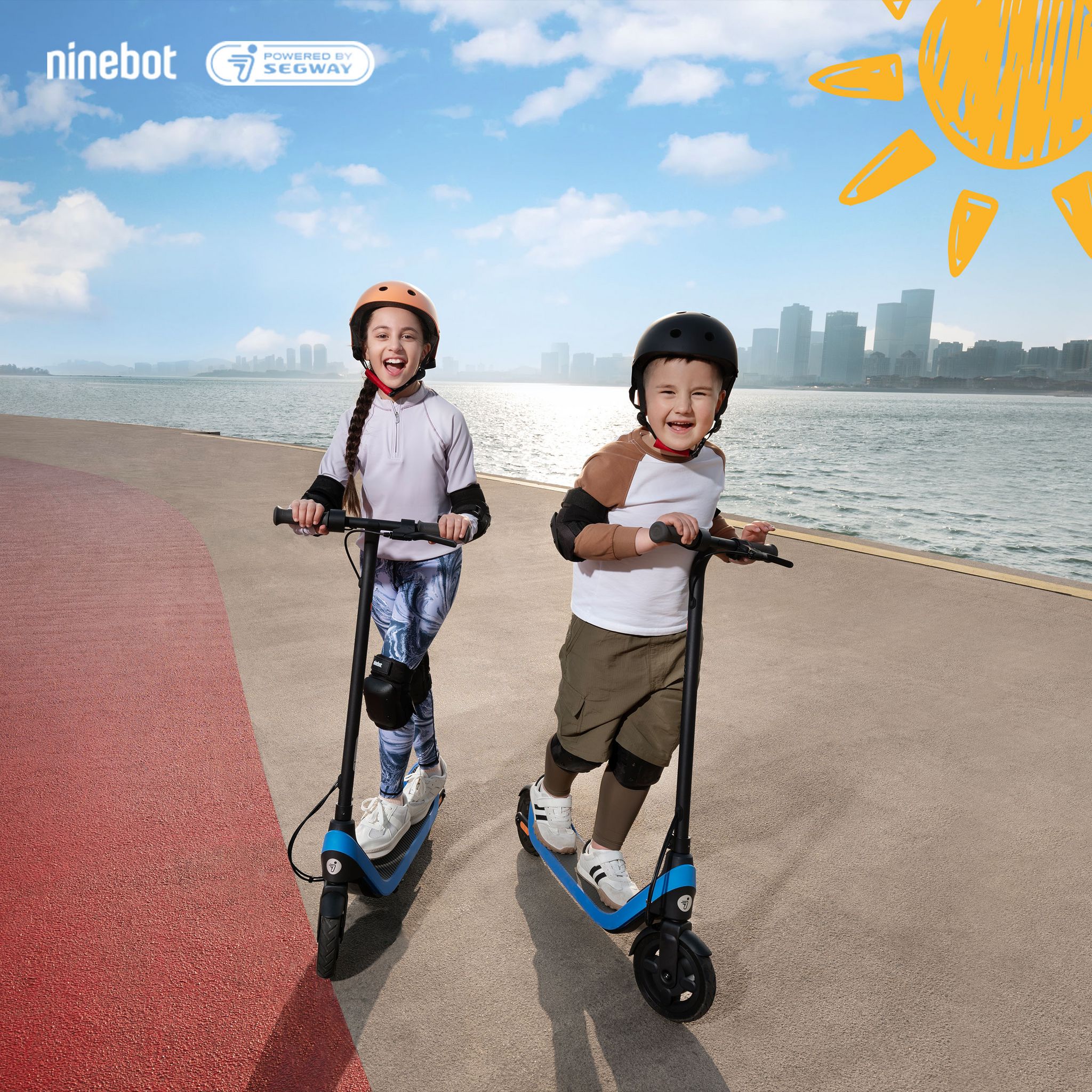 Voir la diapositive 9 : NINEBOT Trottinette électrique Segway C2 Lite - Bleu