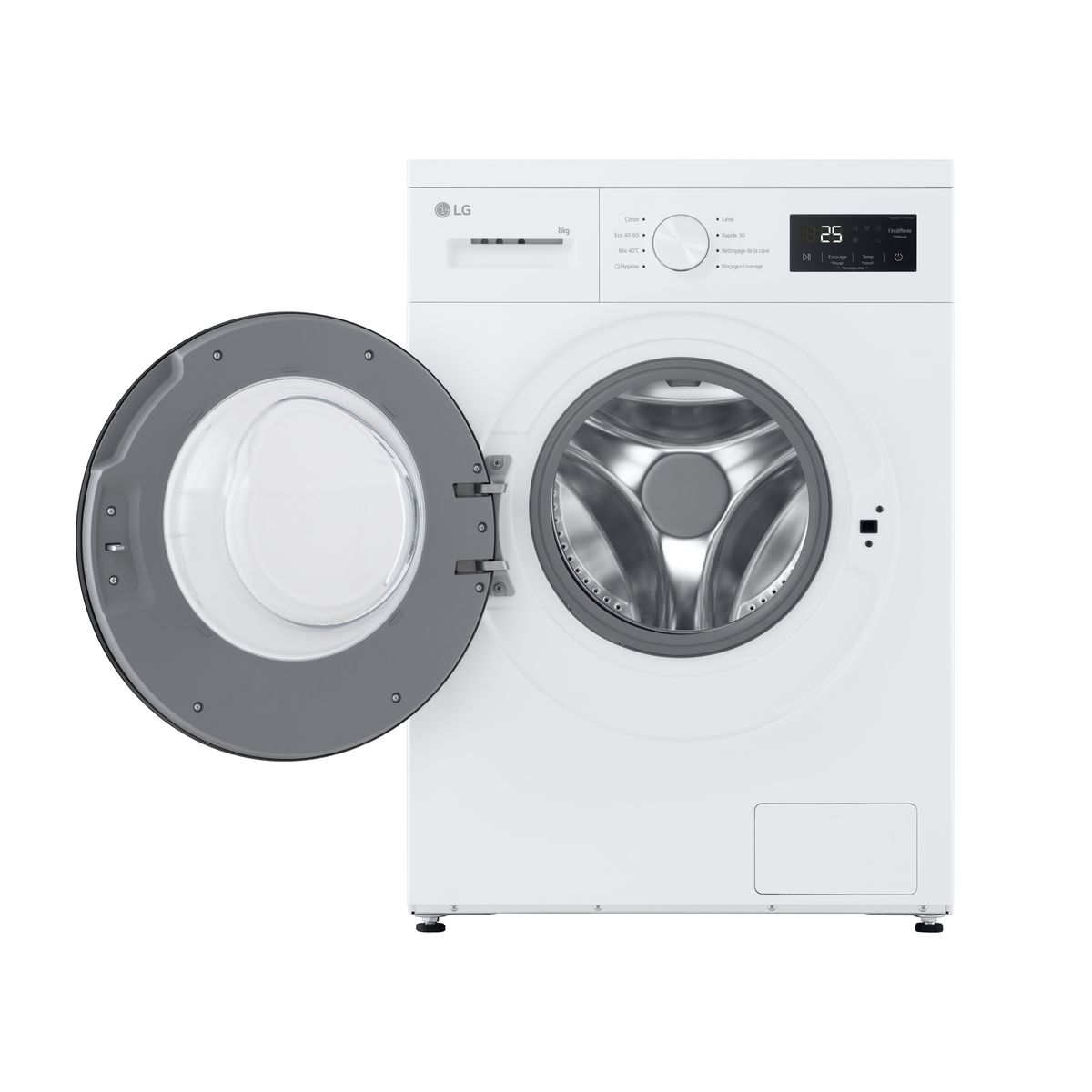 LG Lave linge hublot à induction F84N15WHS, 8 kg, 1400 T/min, A