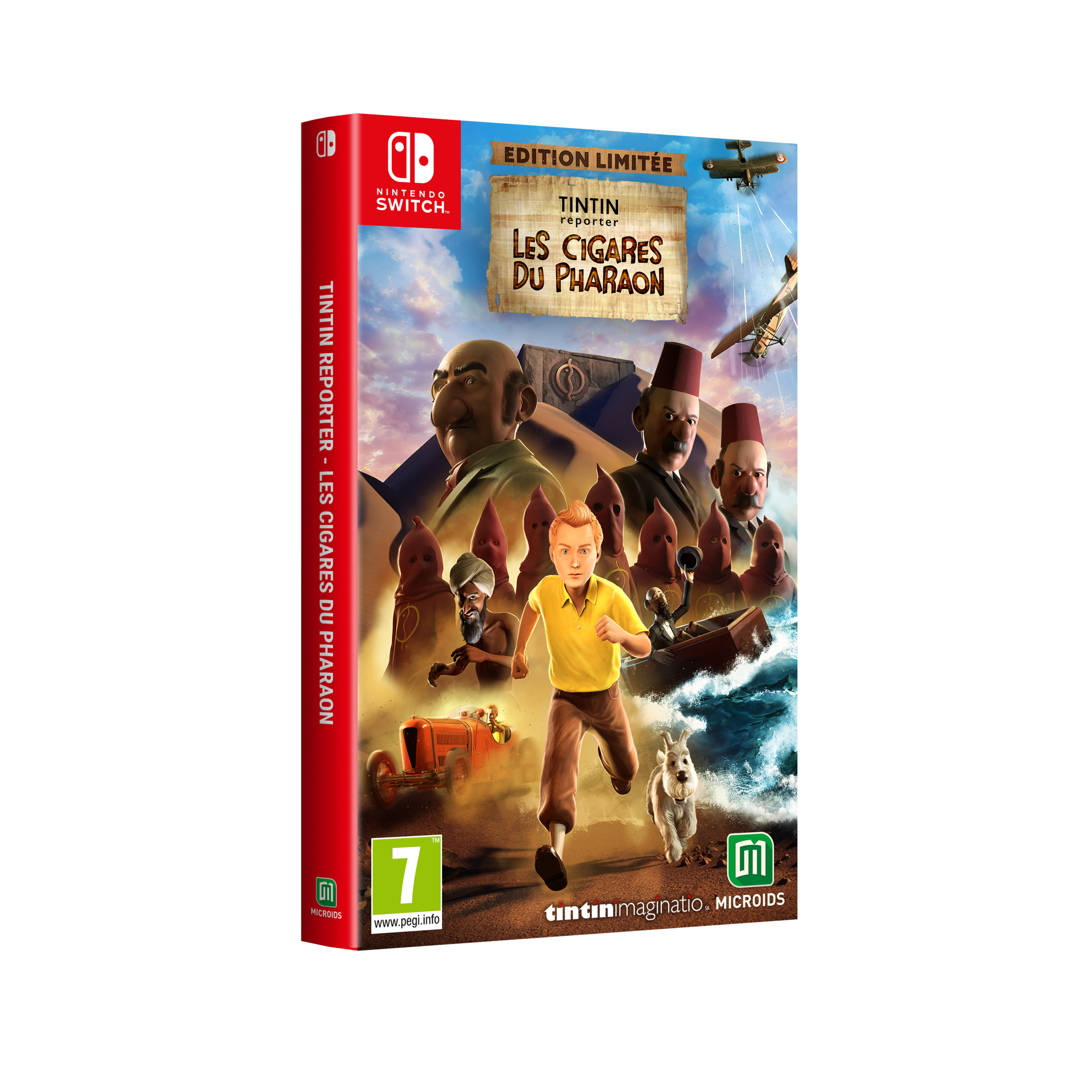 Voir la diapositive 2 : Tintin Reporter : Les Cigares Du Pharaon Édition Limitée Nintendo Switch - Code de Téléchargement