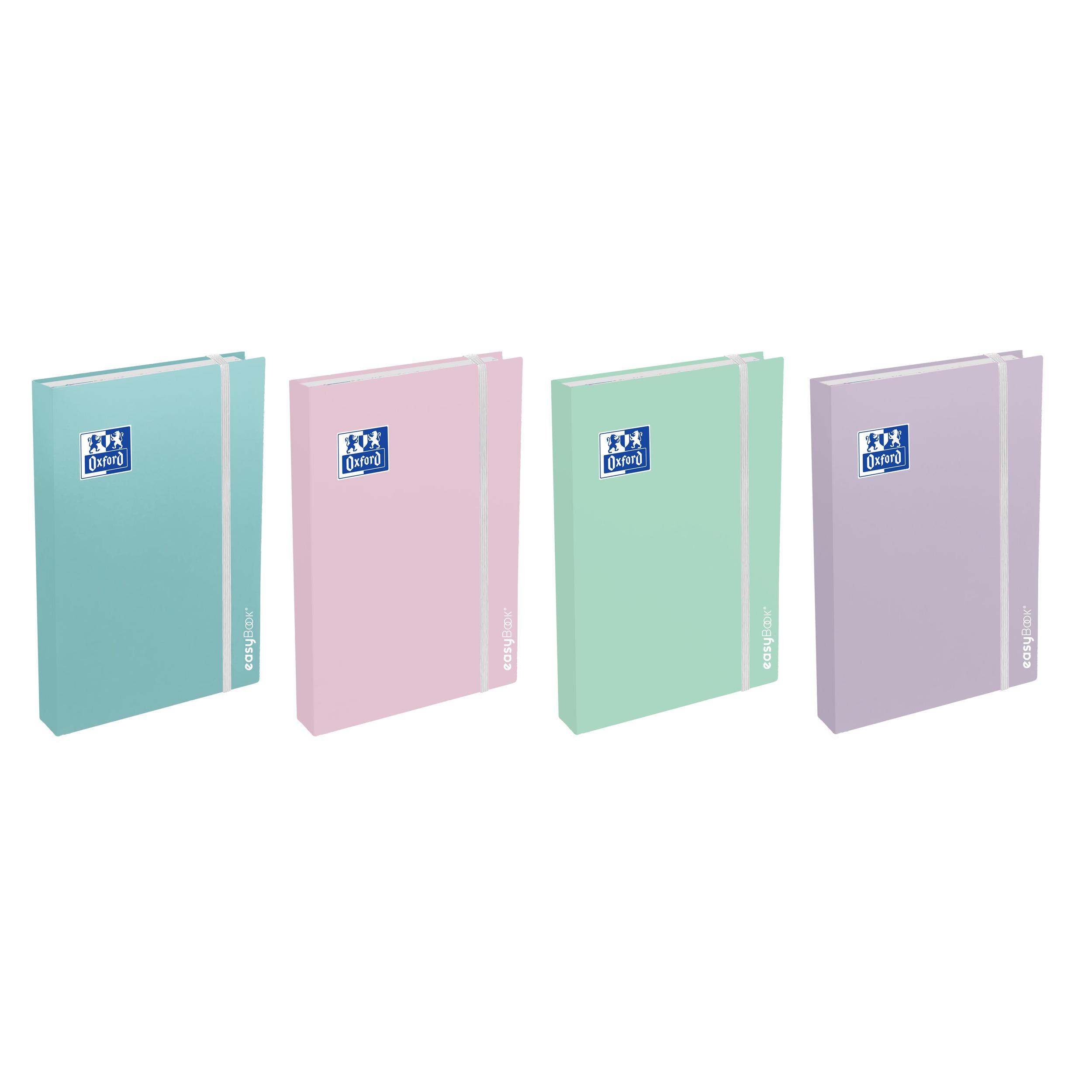 OXFORD Agenda scolaire easybook pastel, format 12x18cm