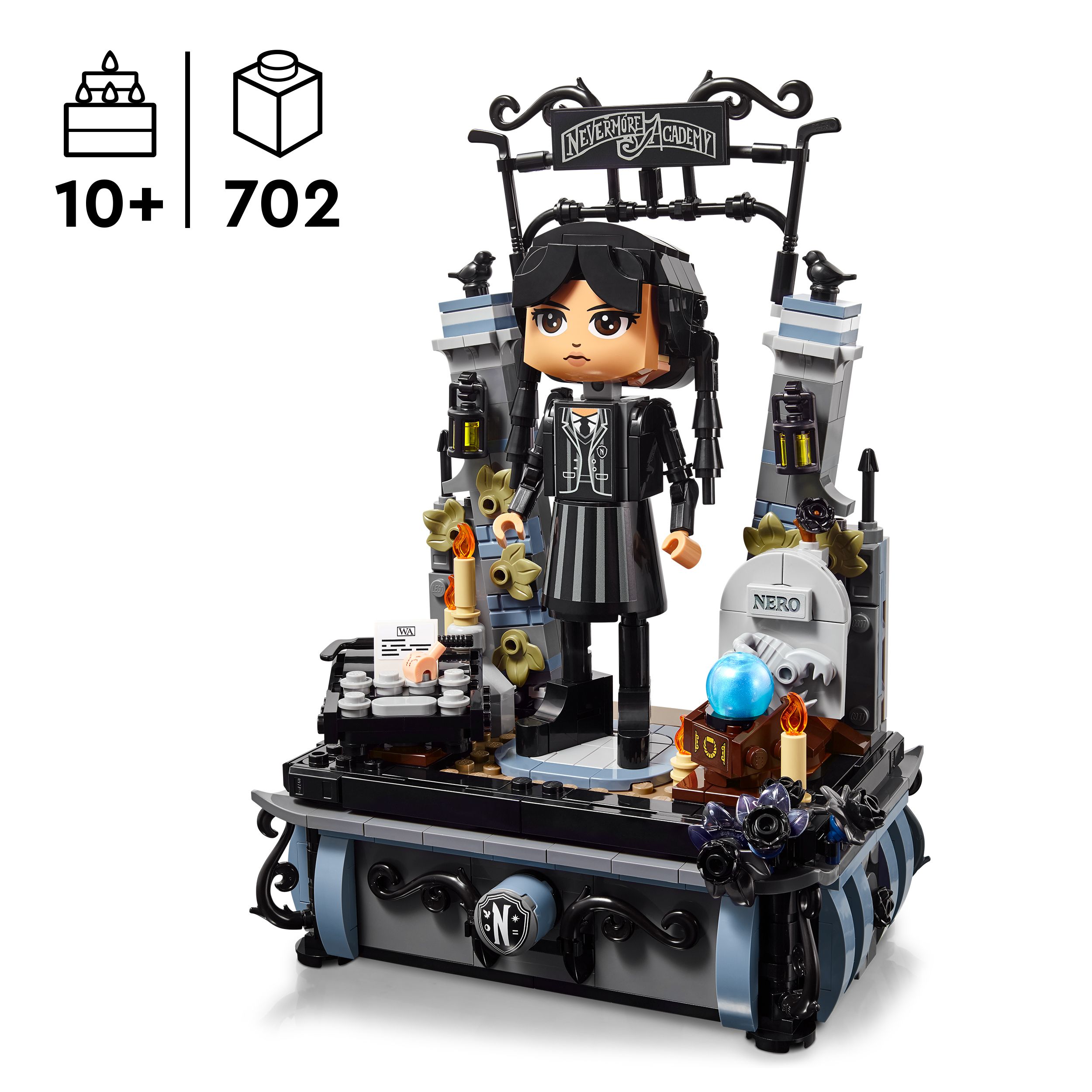 Voir la diapositive 3 : LEGO Wednesday 76780 - Figurine Famille Adams