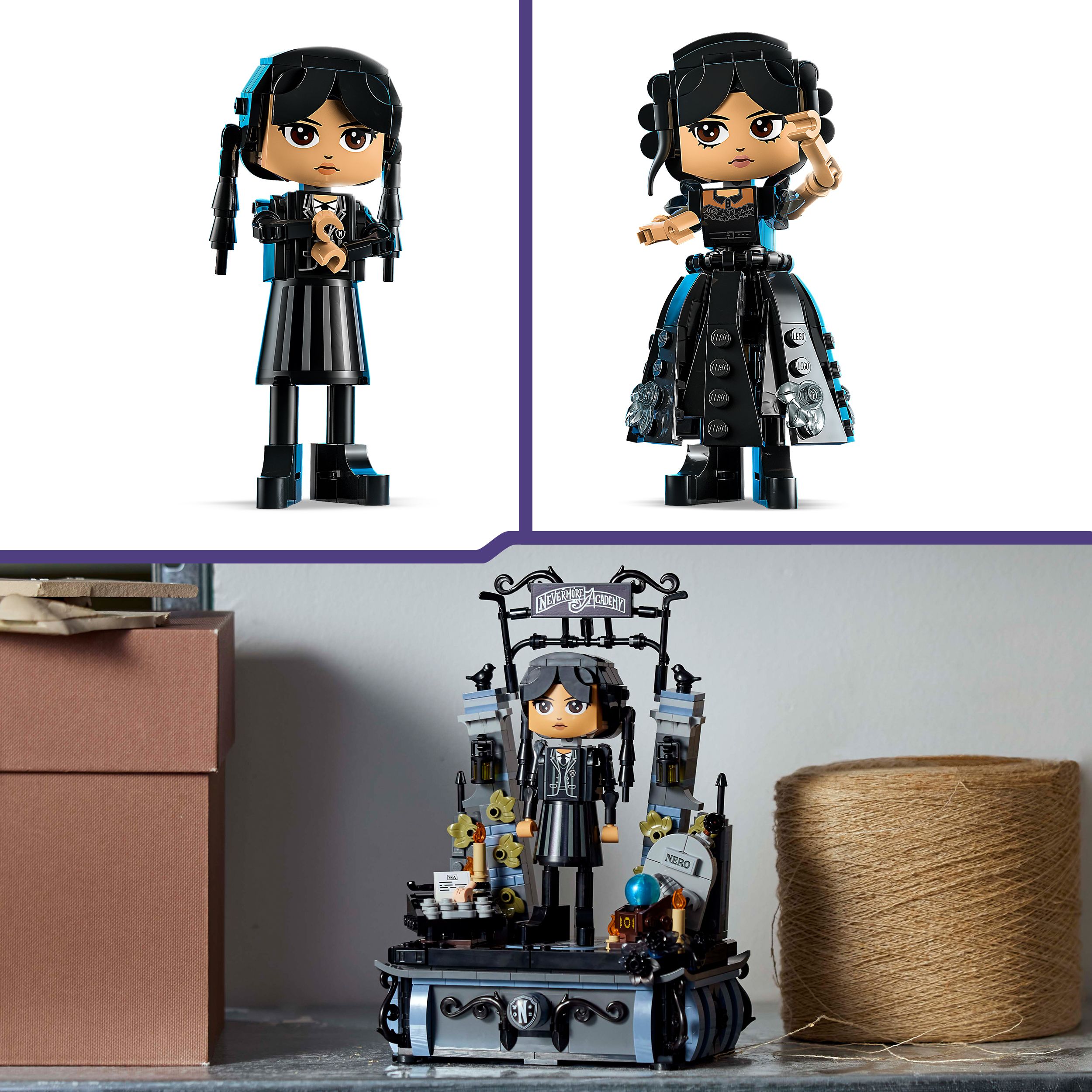 Voir la diapositive 6 : LEGO Wednesday 76780 - Figurine Famille Adams