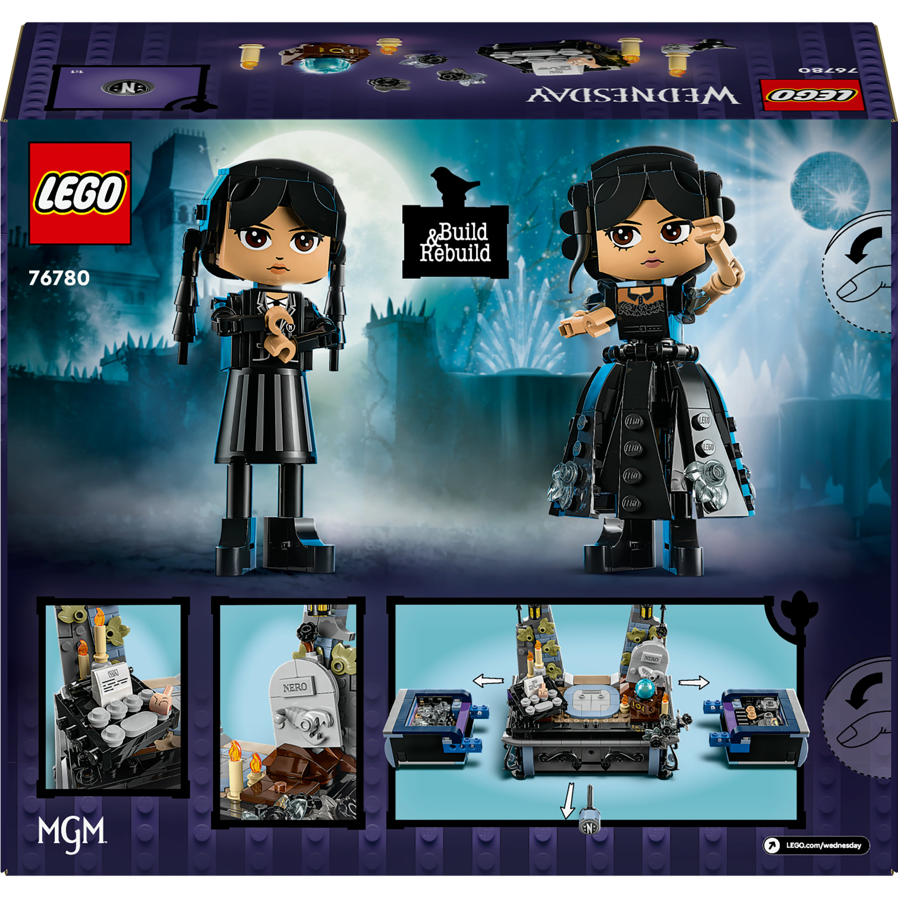 Voir la diapositive 8 : LEGO Wednesday 76780 - Figurine Famille Adams