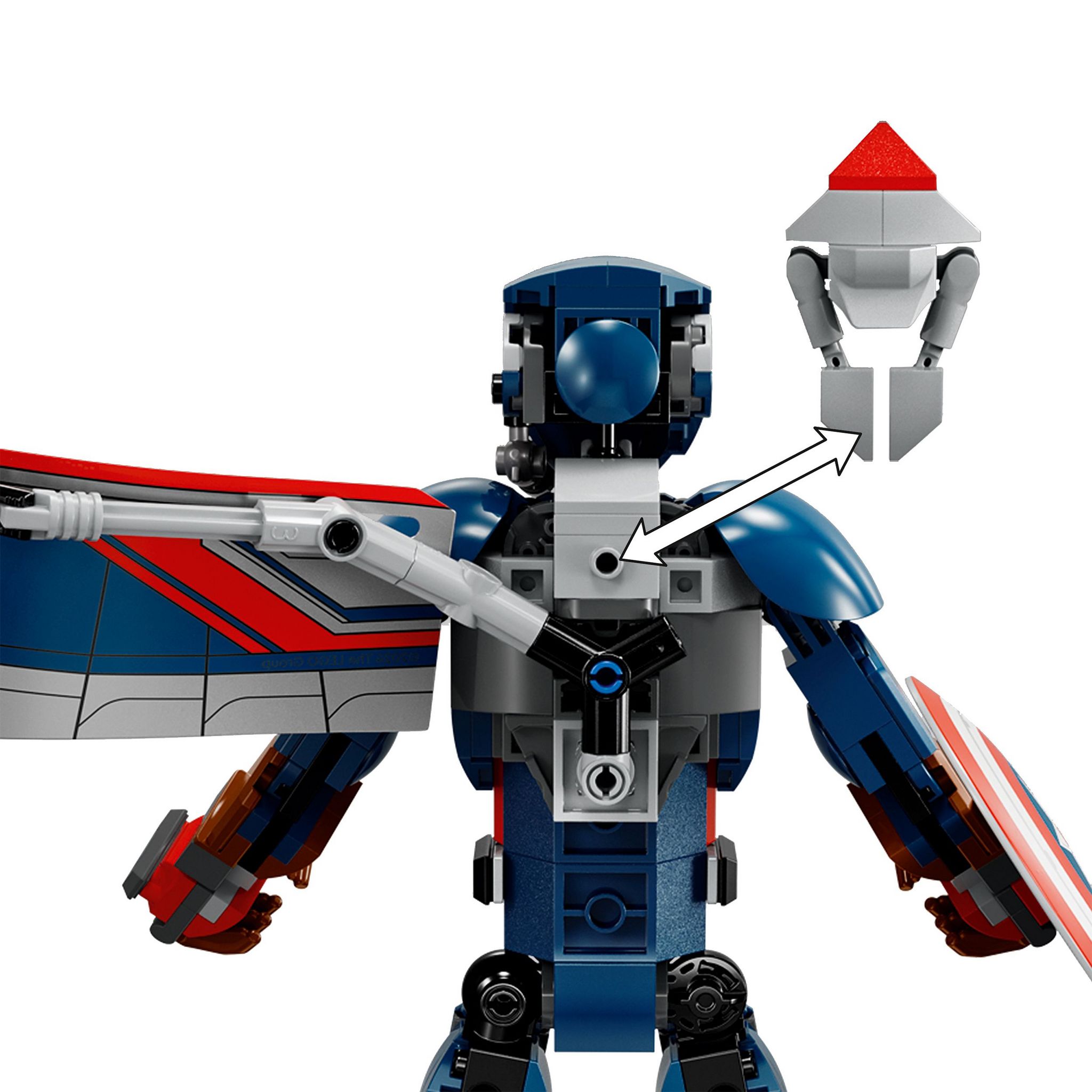 Voir la diapositive 3 : LEGO Disney Marvel 76296 - Nouveau Captain America