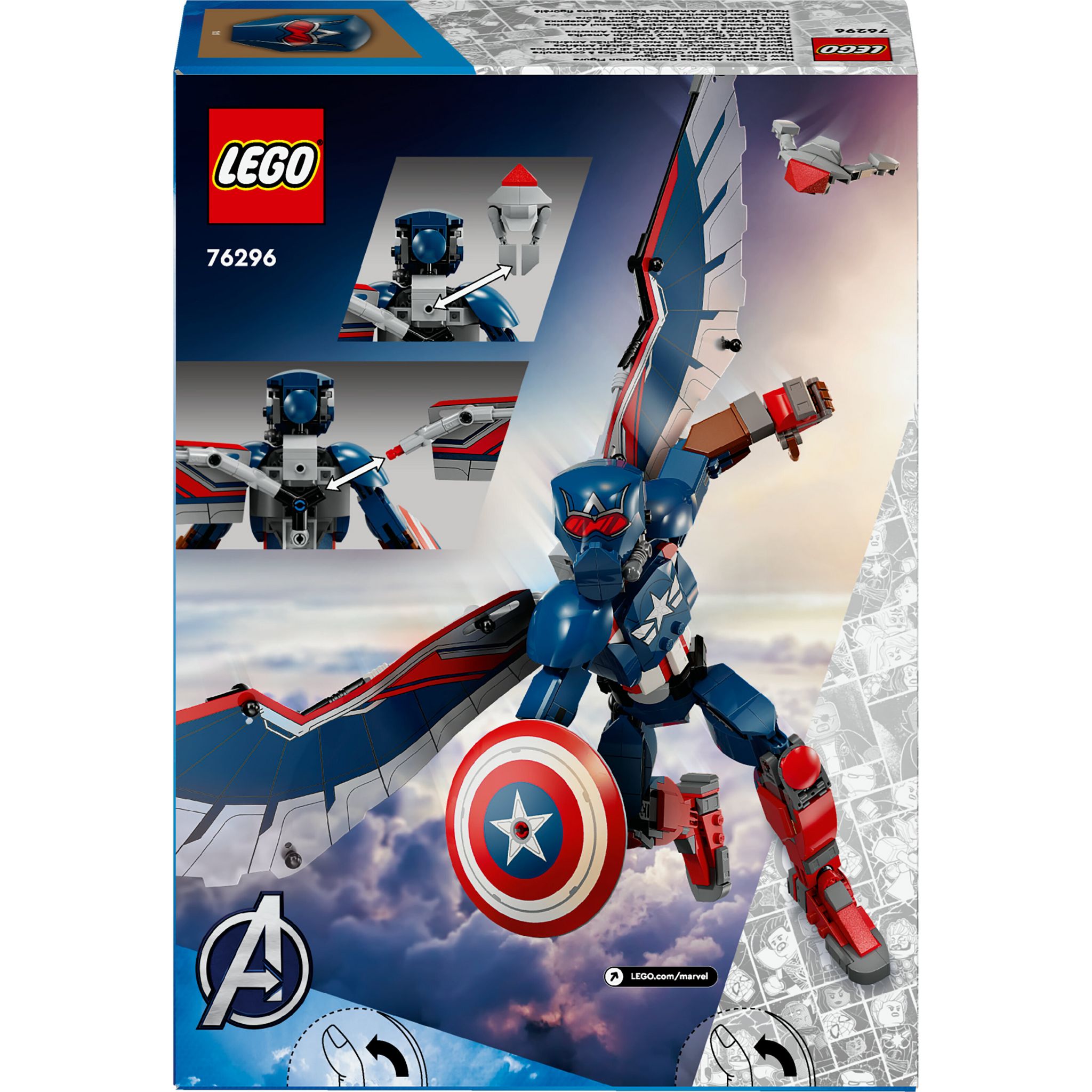 Voir la diapositive 6 : LEGO Disney Marvel 76296 - Nouveau Captain America