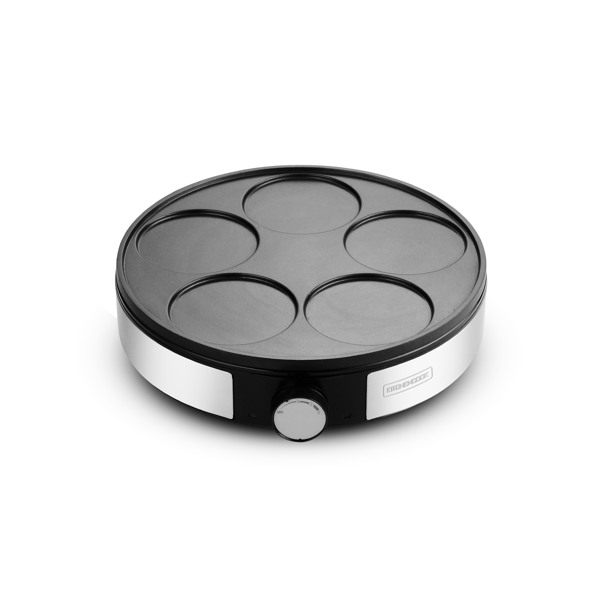 Voir la diapositive 3 : KITCHENCOOK Crêpière électrique MINICREPE NX - Silver