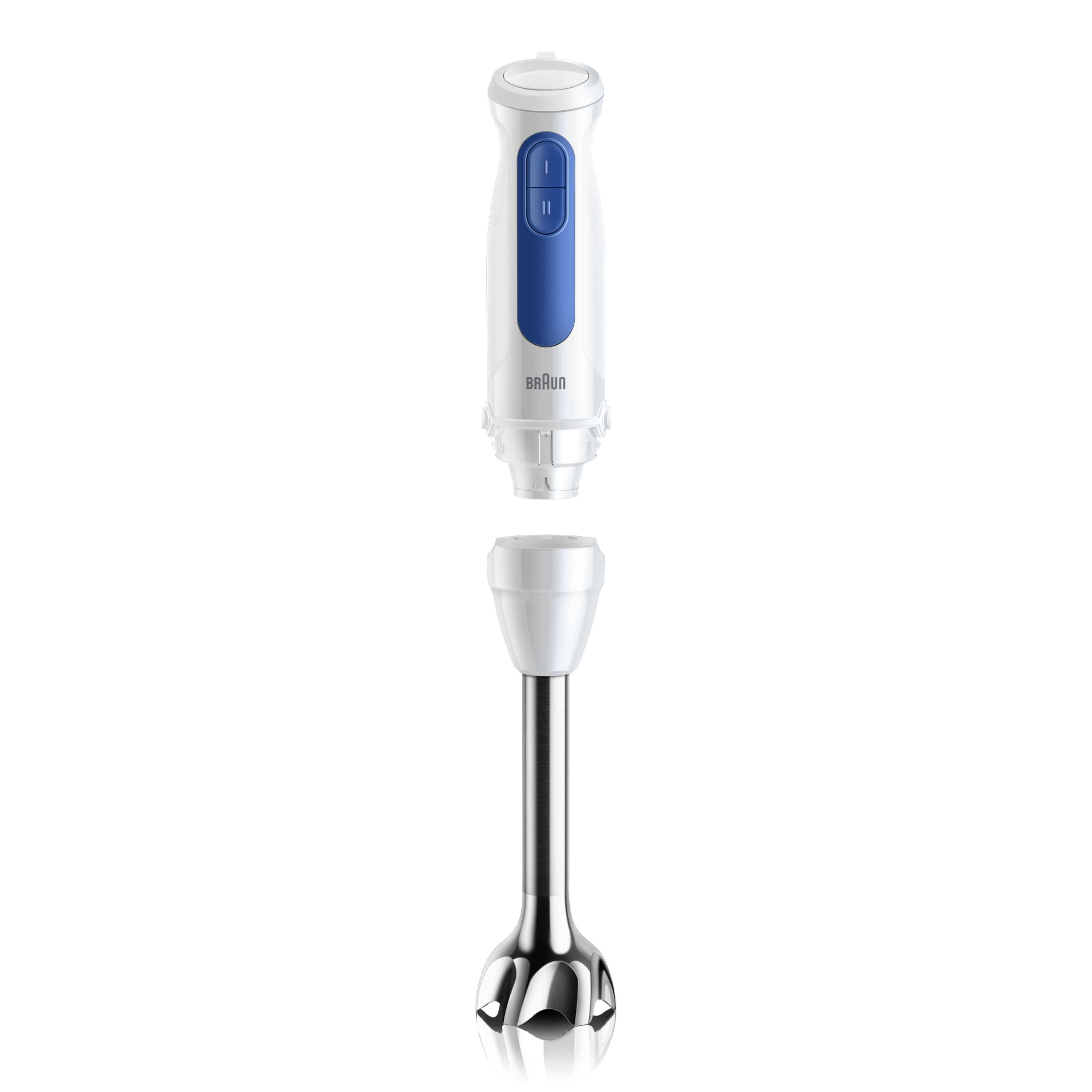 Voir la diapositive 2 : BRAUN Mixeur plongeant MQ30202MWH - Blanc