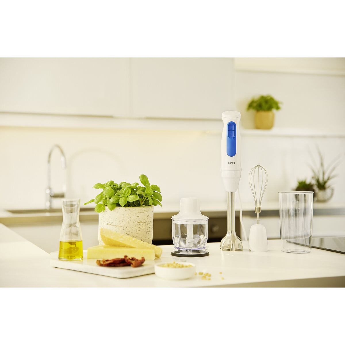 BRAUN Mixeur plongeant MQ30202MWH - Blanc