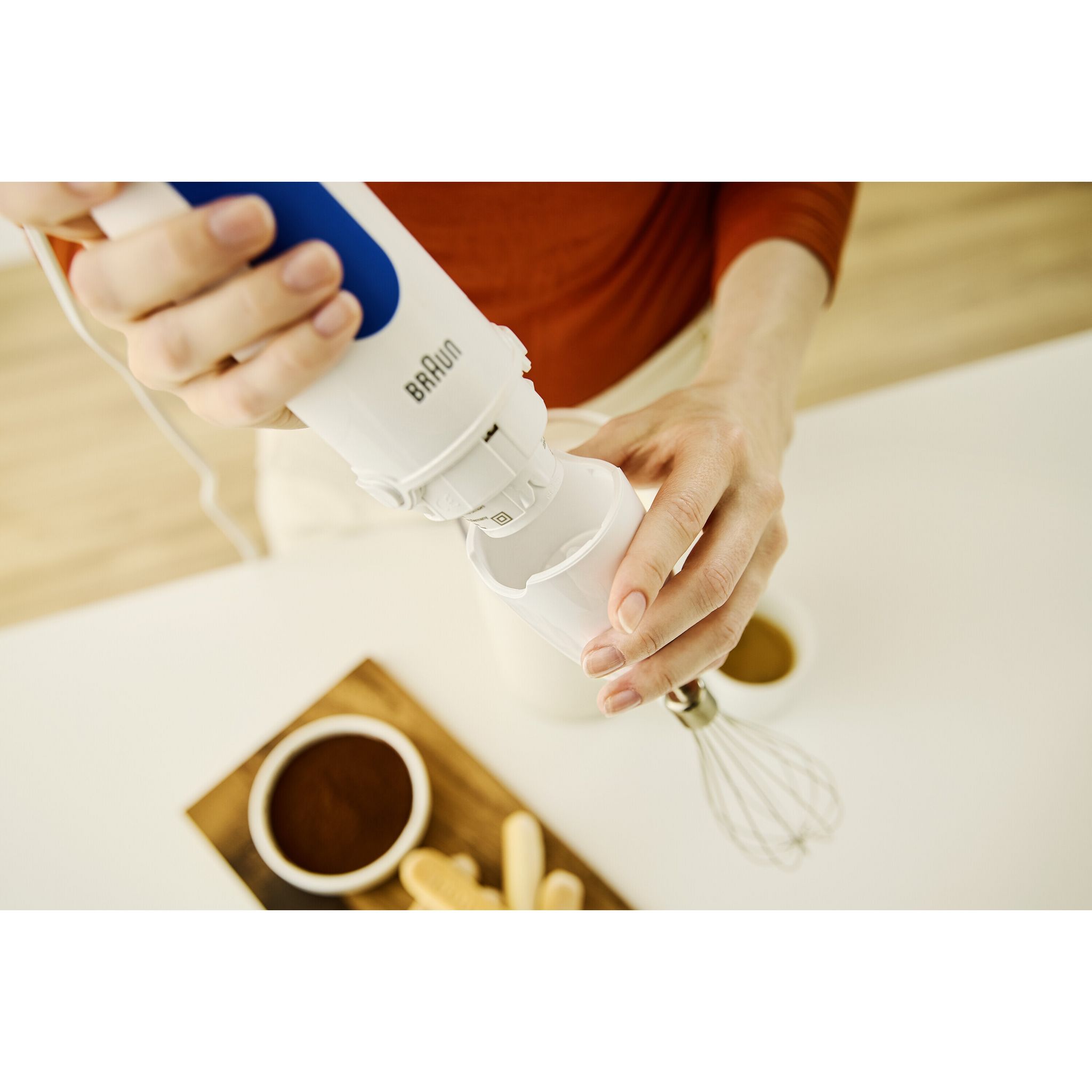 Voir la diapositive 10 : BRAUN Mixeur plongeant MQ30202MWH - Blanc