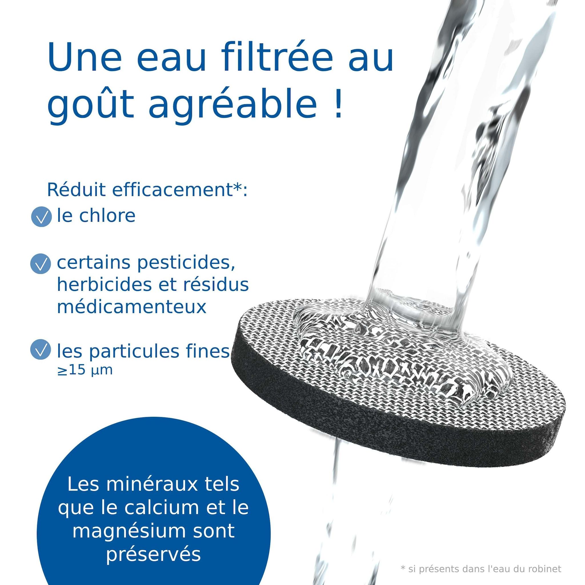 Voir la diapositive 4 : BRITA Gourde filtrante brita avec 2 MicroDisc