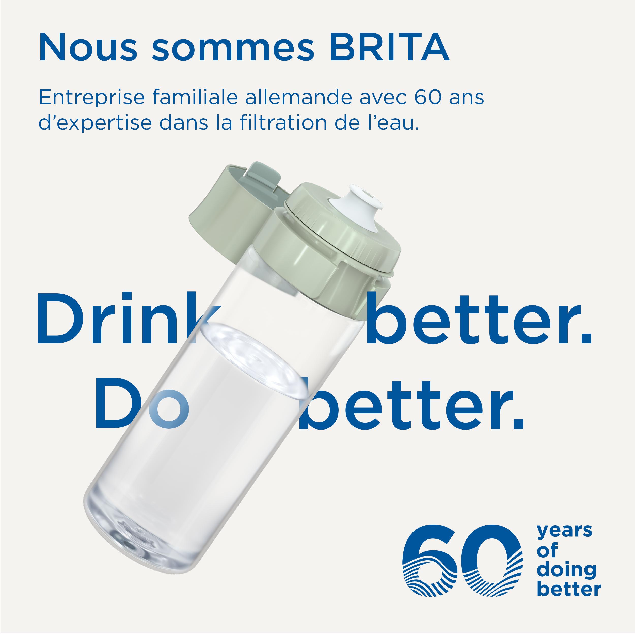 Voir la diapositive 8 : BRITA Gourde filtrante brita avec 2 MicroDisc