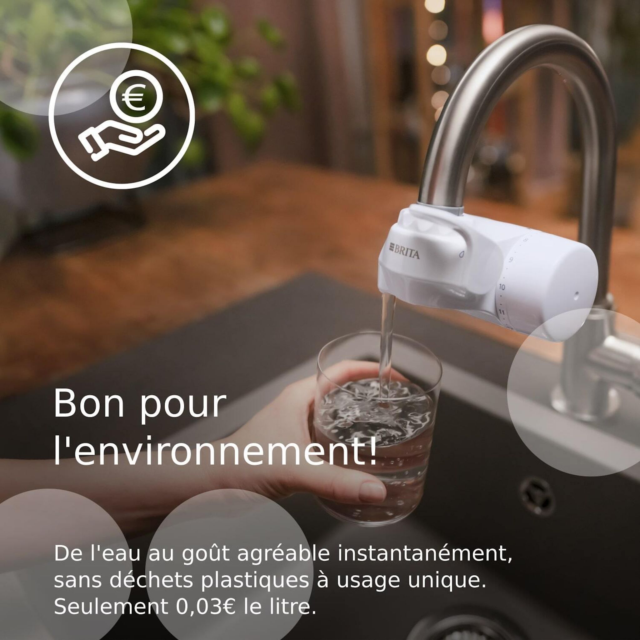Voir la diapositive 6 : BRITA Filtre à eau On Tap V