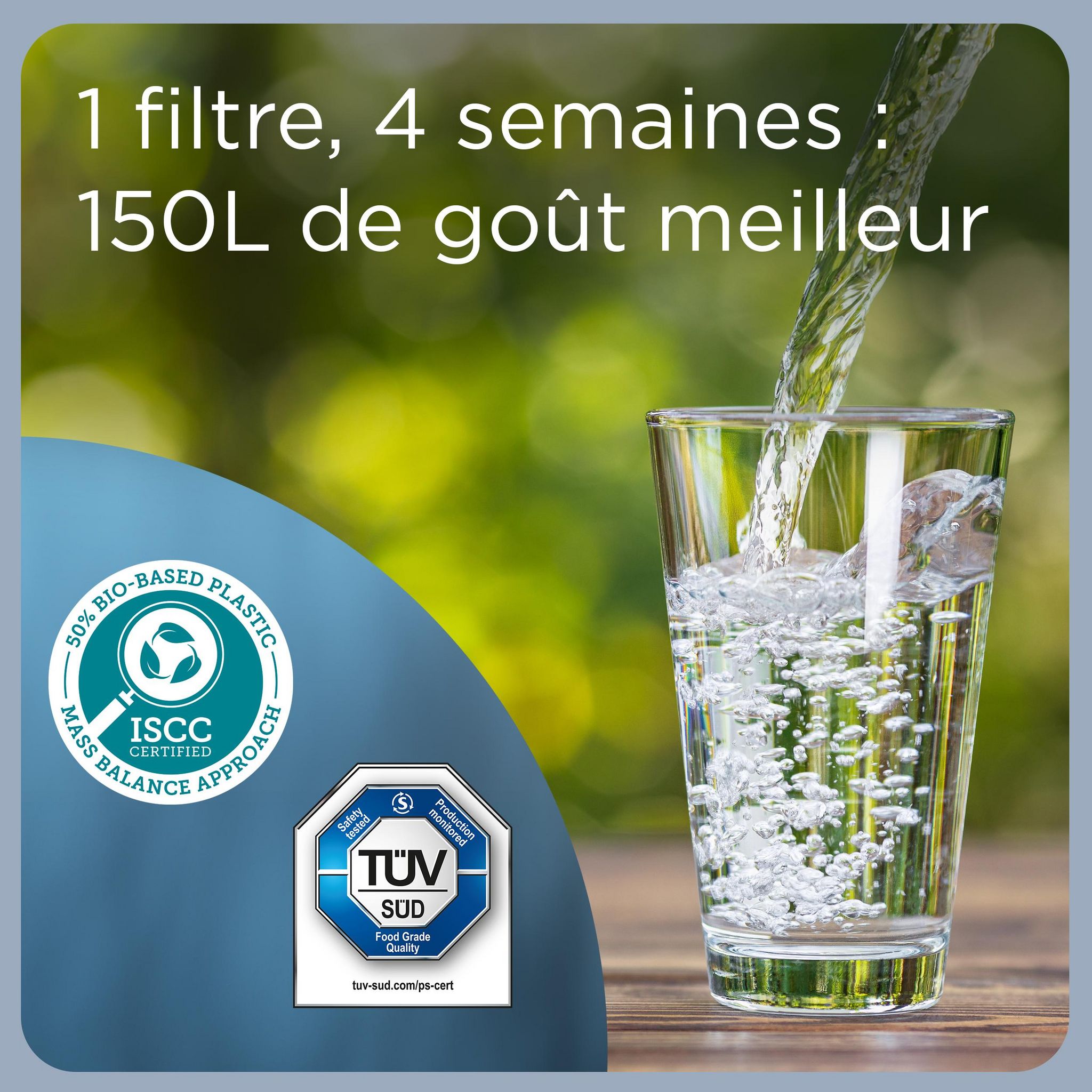 Voir la diapositive 6 : BRITA Carafe filtrante Aluna Calendar 2 mois MAXTRA PRO blanche