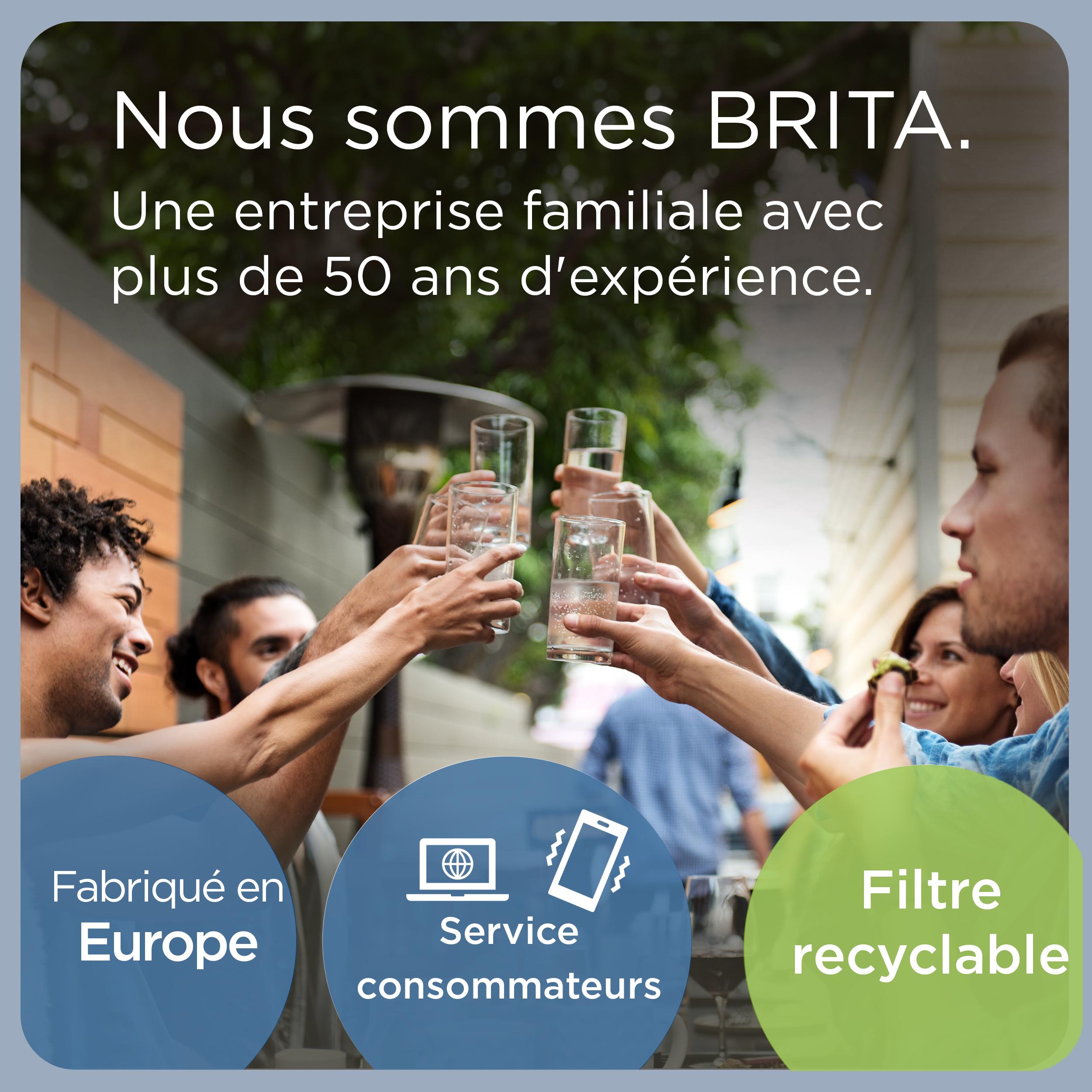 Voir la diapositive 7 : BRITA Carafe filtrante Aluna Calendar 2 mois MAXTRA PRO blanche
