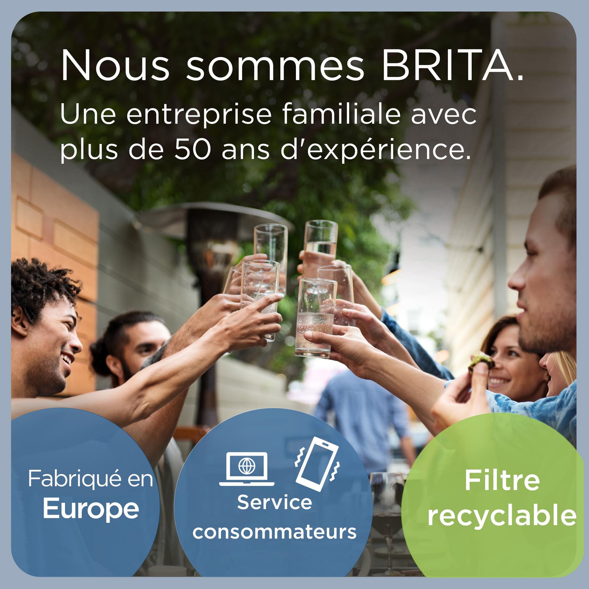 Voir la diapositive 7 : BRITA Carafe filtrante Aluna Calendar 2 mois MAXTRA PRO blanche