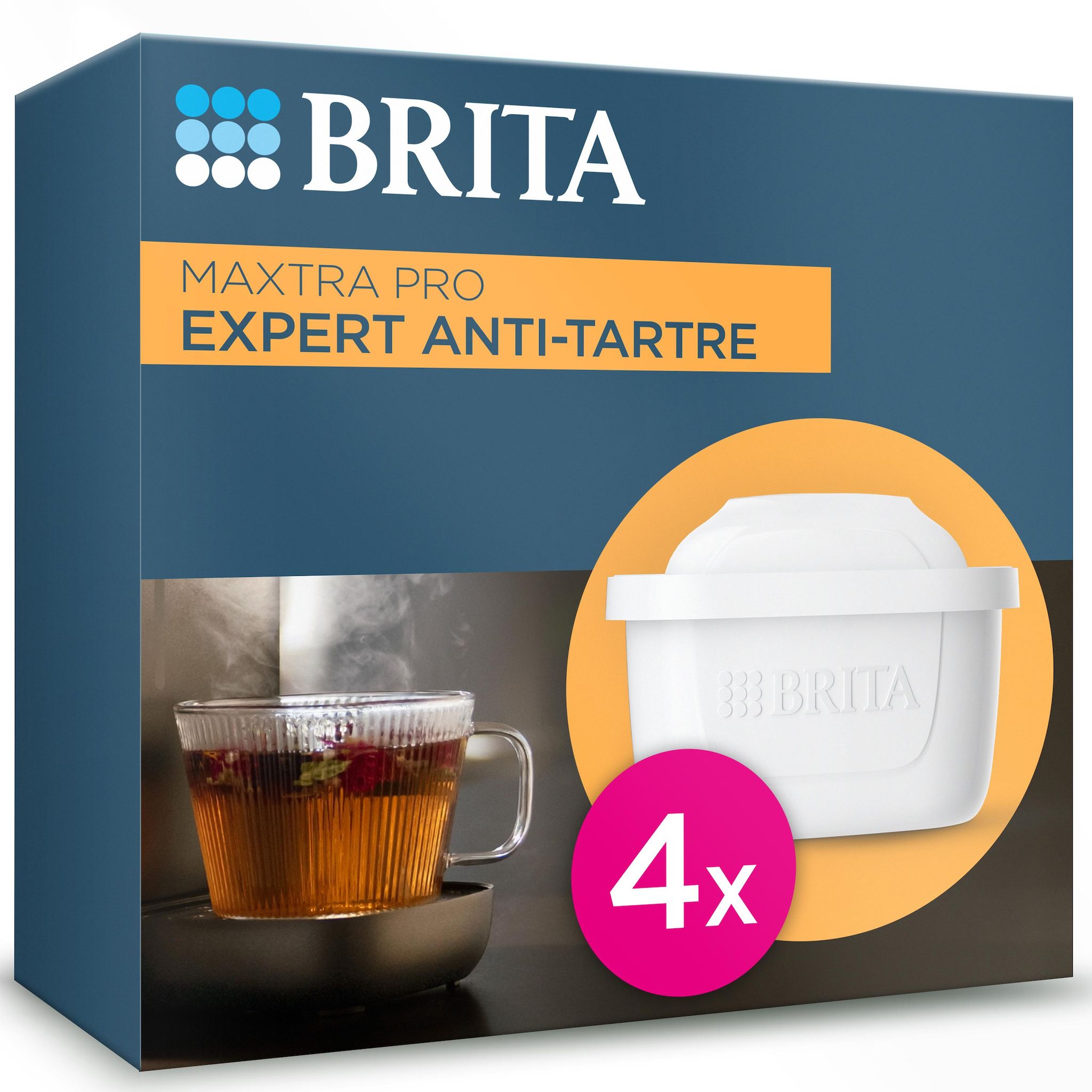 BRITA 4 Cartouches anti-tartre