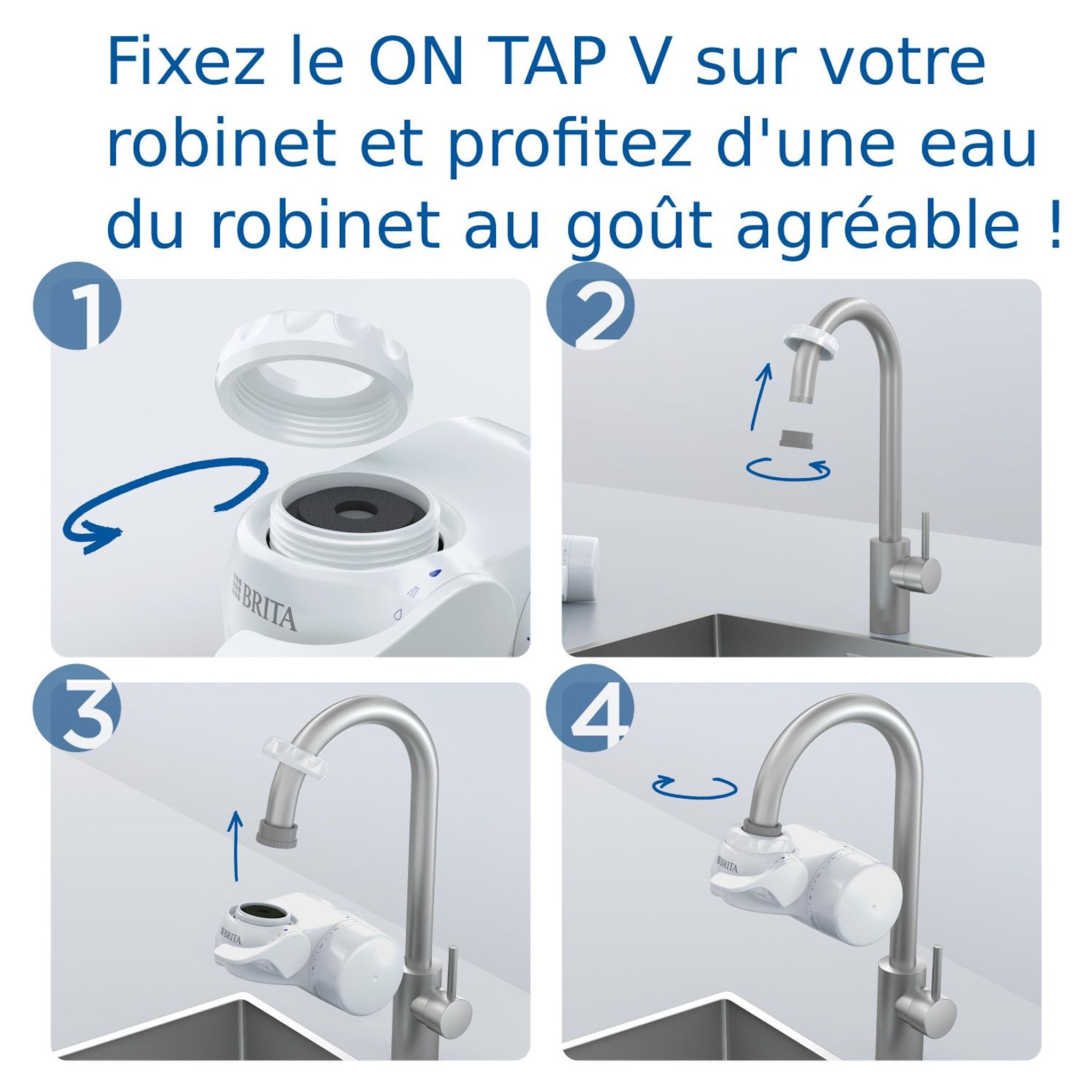 Voir la diapositive 9 : BRITA Système de filtration sur robinet