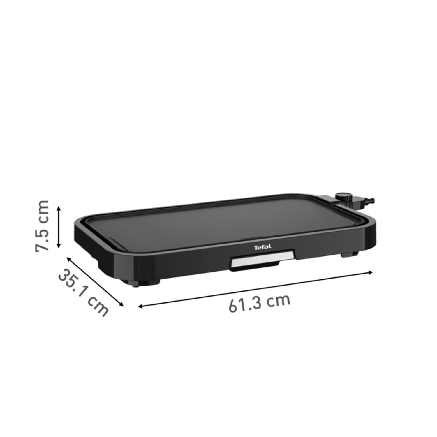 Voir la diapositive 5 : TEFAL Plancha électrique CB631810 - Noir