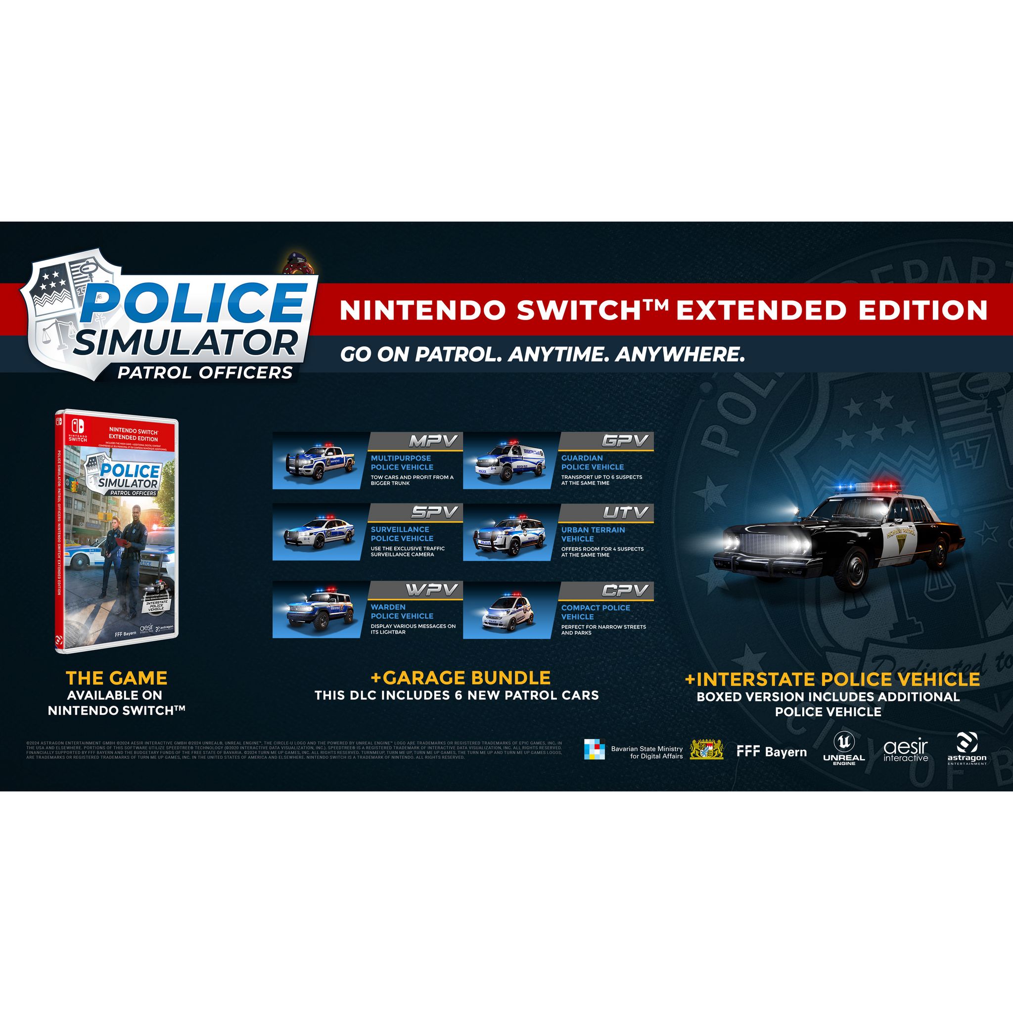 Voir la diapositive 3 : Police Simulator : Patrol Officers - Extended Edition Nintendo Switch