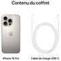 Voir la diapositive 8 : APPLE iPhone 16 Pro 256Go - Titane Naturel