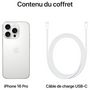 Voir la diapositive 9 : APPLE iPhone 16 Pro Max 256Go -Titane Blanc