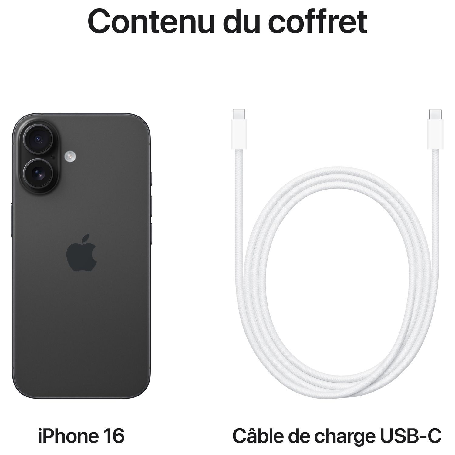 Voir la diapositive 9 : APPLE iPhone 16 256Go - Noir