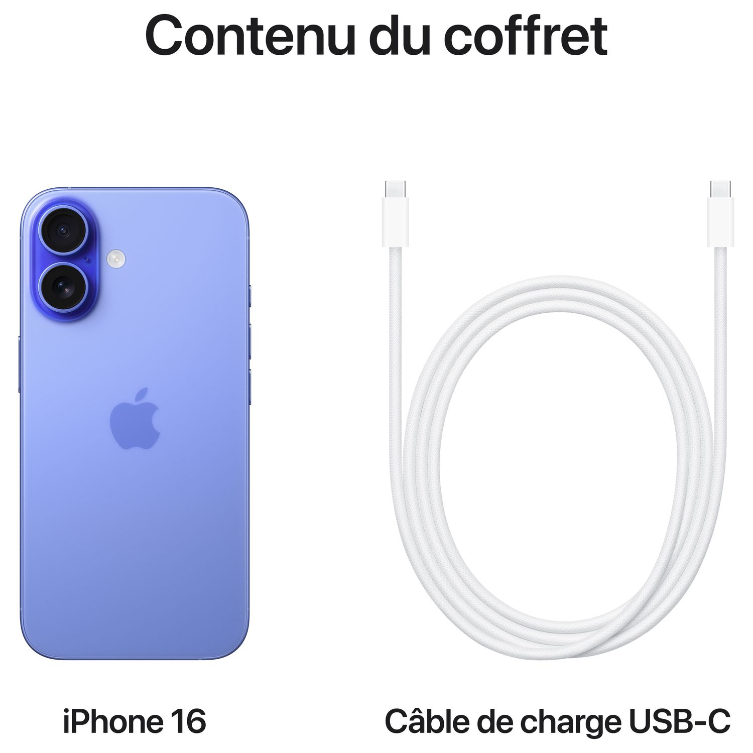 Voir la diapositive 9 : APPLE iPhone 16 256Go - Bleu Outremer