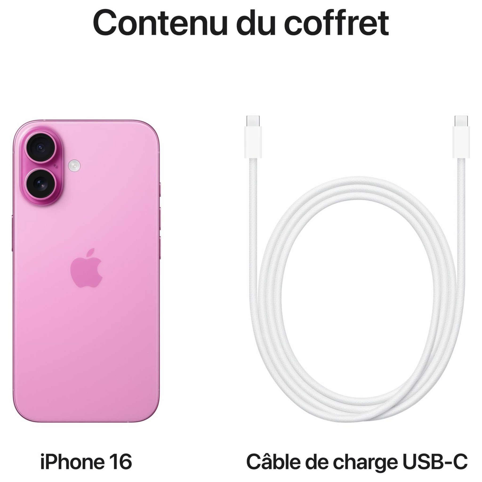 Voir la diapositive 9 : APPLE iPhone 16 128Go - Rose