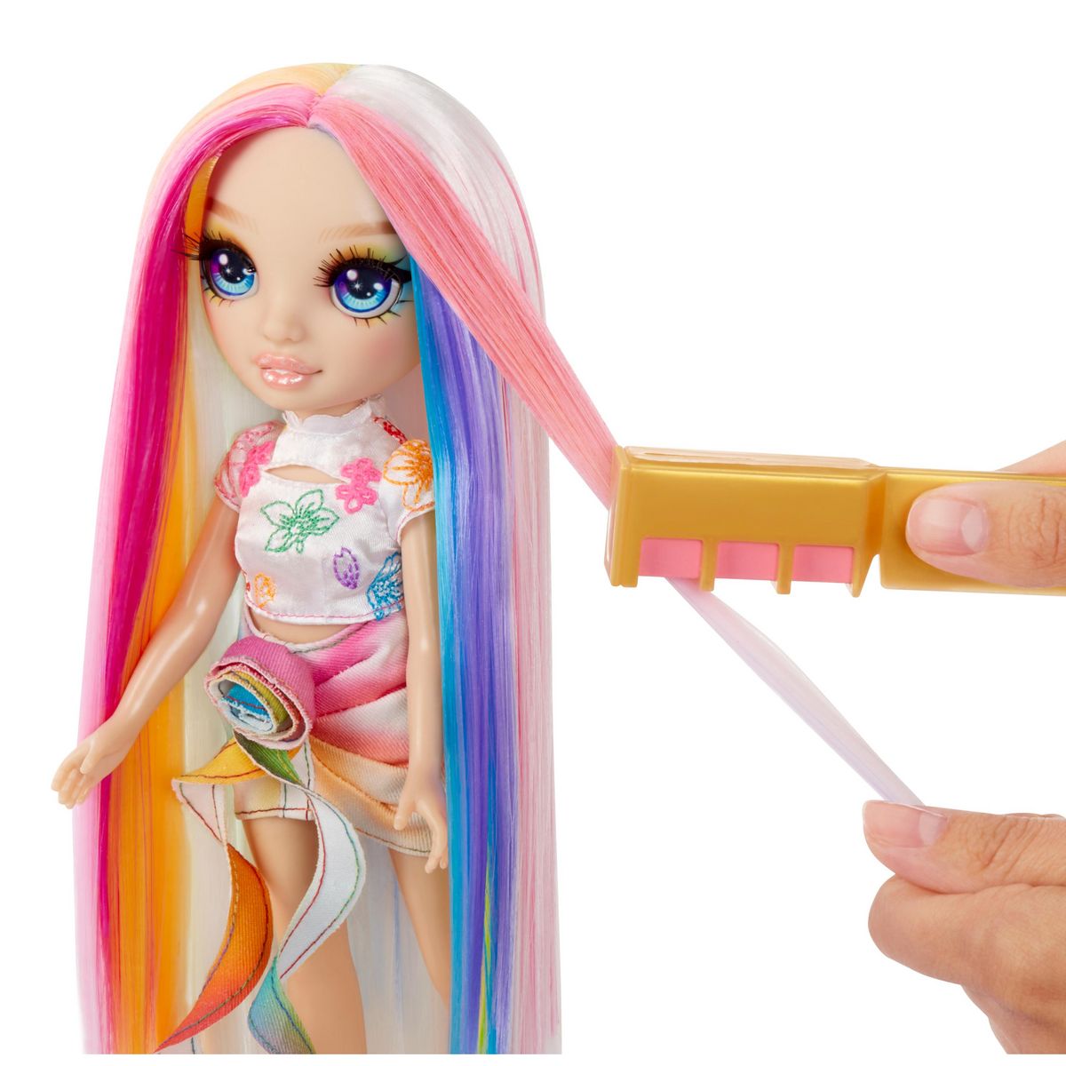 MGA Poupée Rainbow High Hair Play Doll - Amaya