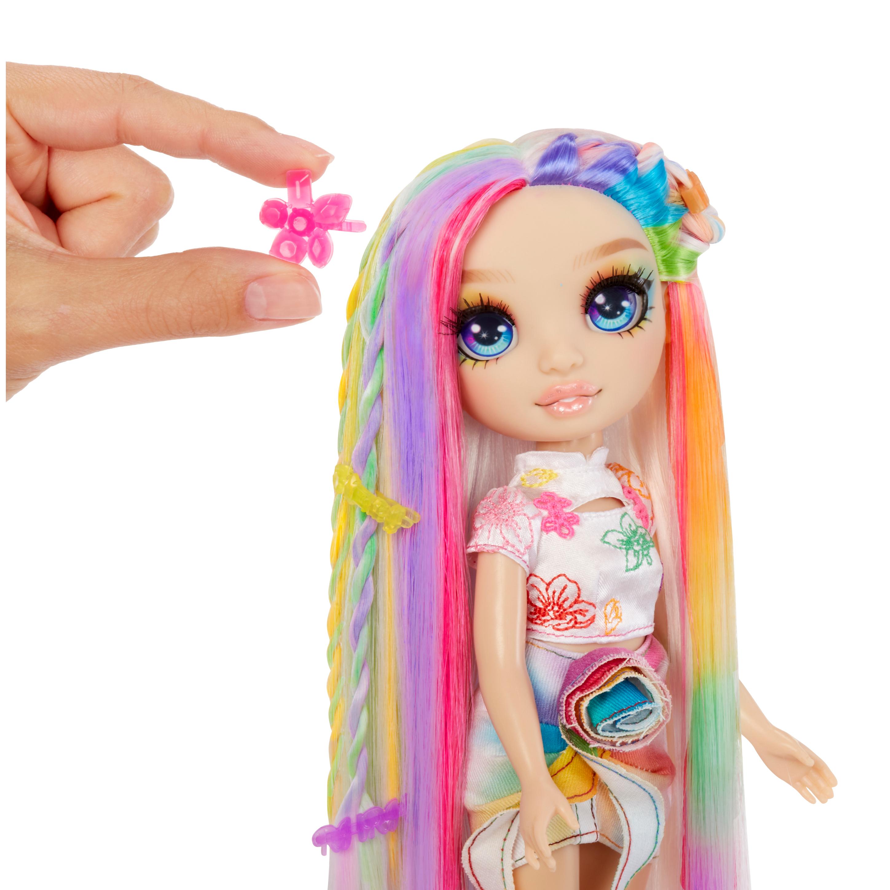 Voir la diapositive 4 : MGA Poupée Rainbow High Hair Play Doll - Amaya