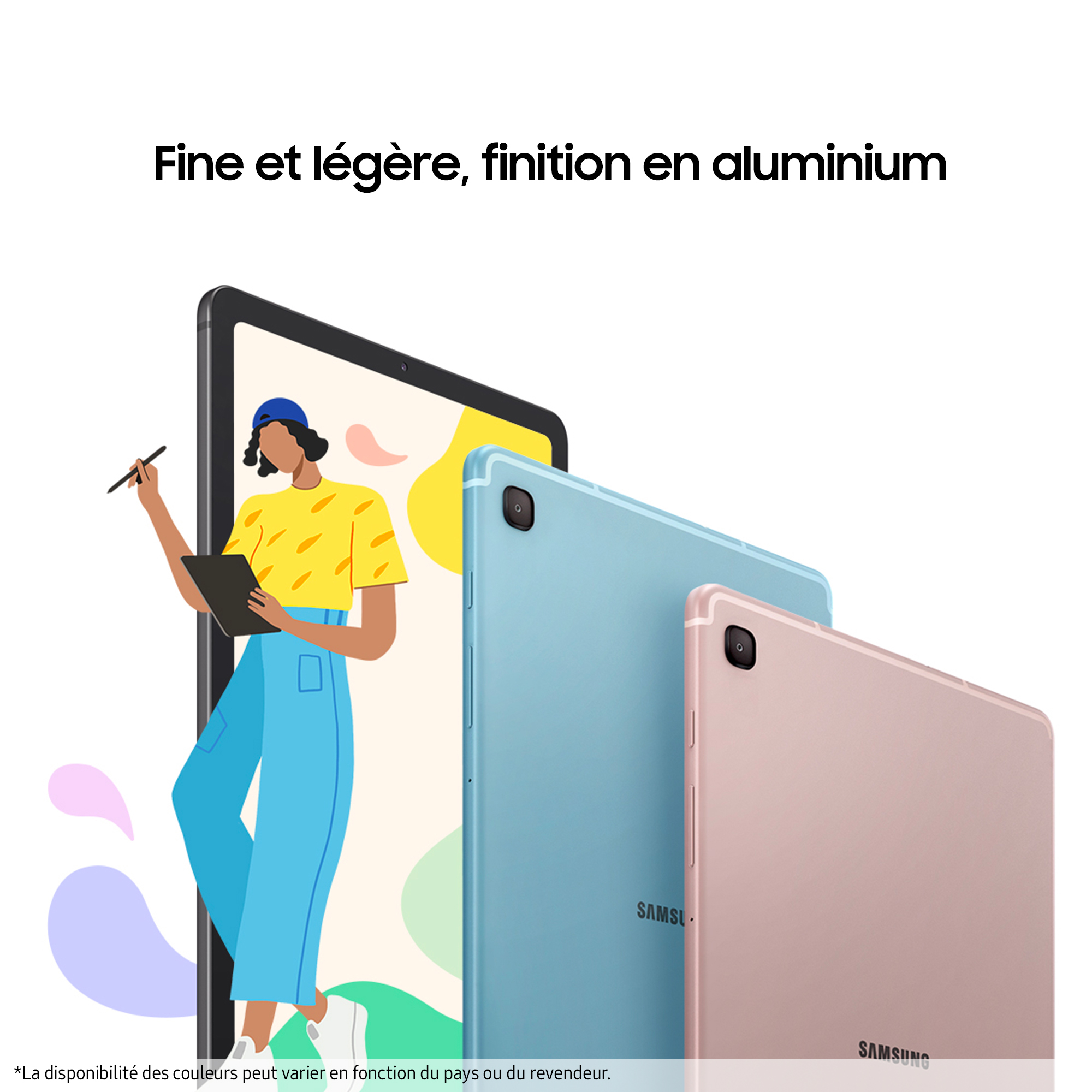 Voir la diapositive 6 : SAMSUNG Tablette S6 Lite 64Go+Clavier