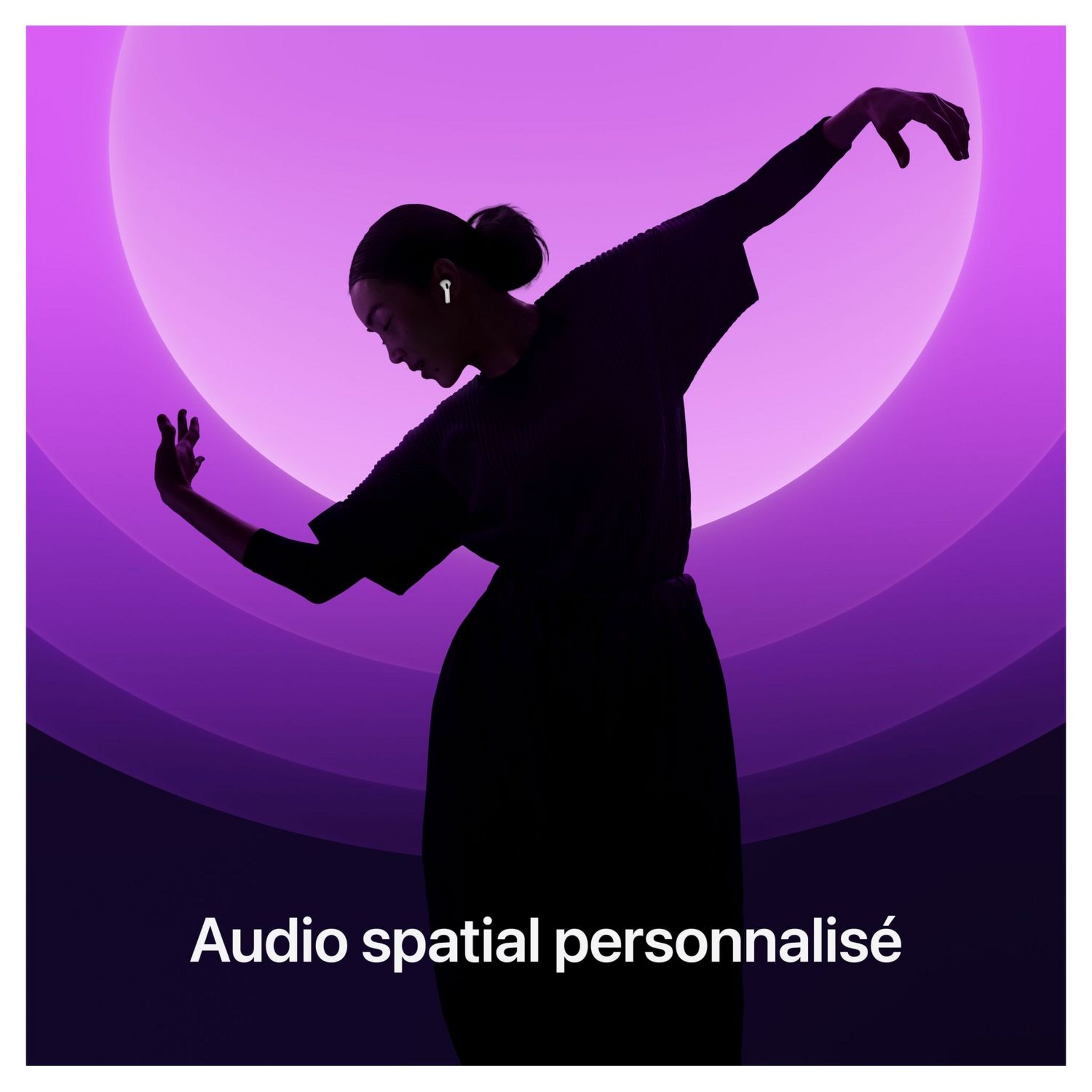 Voir la diapositive 4 : APPLE Écouteurs Airpods 4ème génération ANC - Blanc