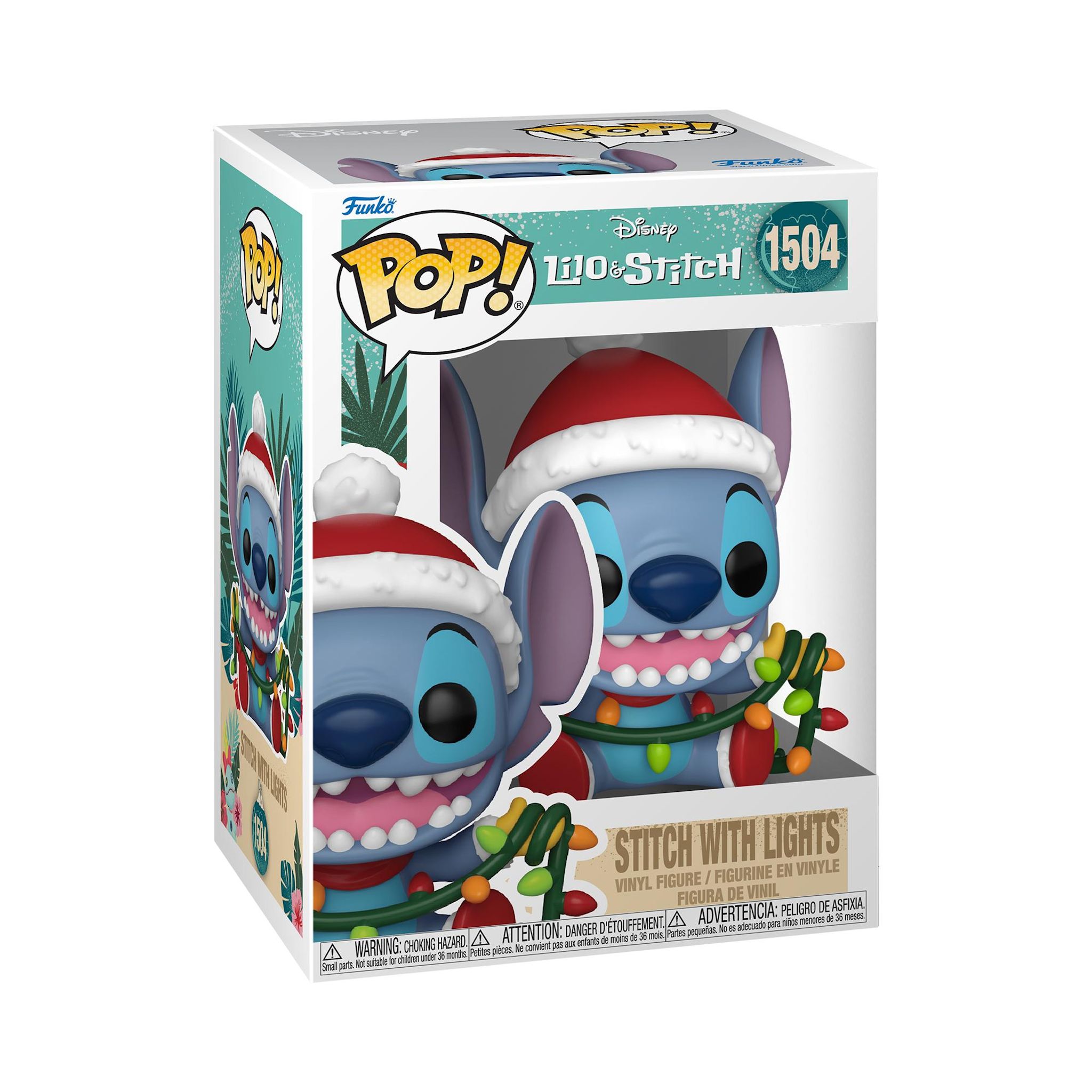 FUNKO Figurine Pop Lilo & Stitch Holiday Stitch with Lights Disney