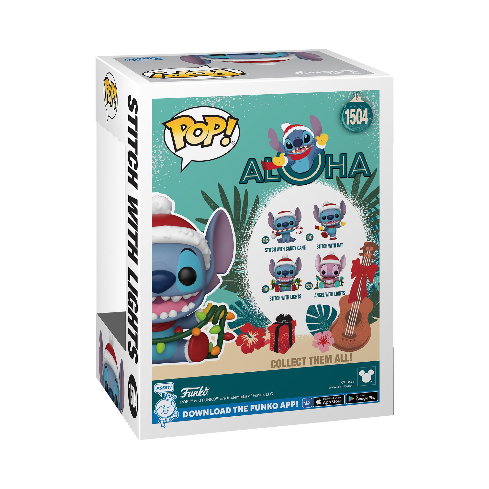Voir la diapositive 3 : FUNKO Figurine Pop Lilo & Stitch Holiday Stitch with Lights Disney